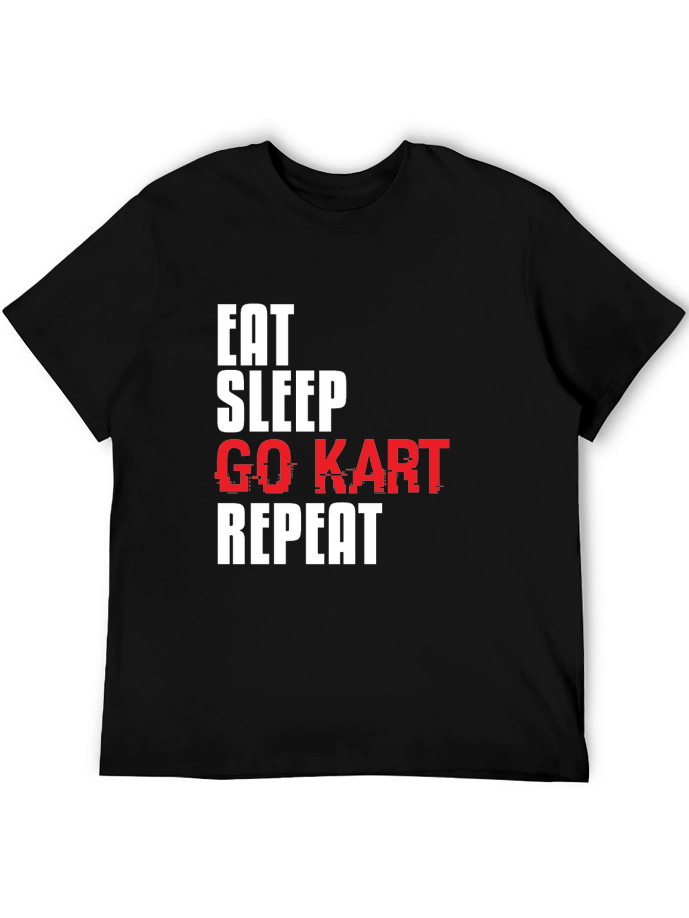 Eat Sleep Go Kart Repeat T-Shirt - Racing Tee