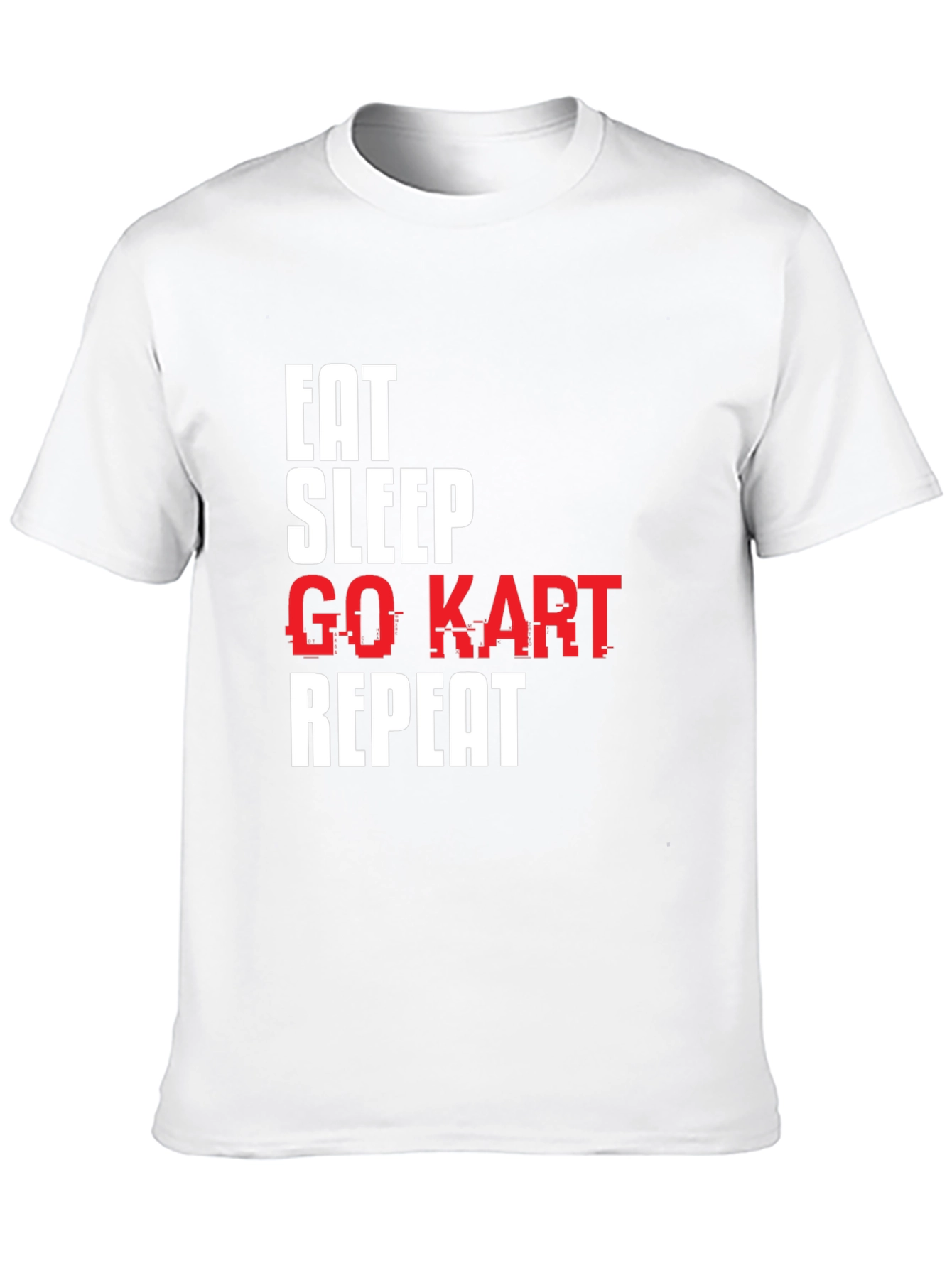 Eat Sleep Go Kart Repeat T-Shirt - Racing Tee