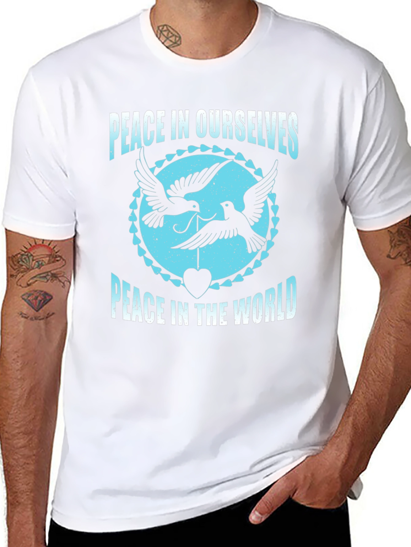 Peace In Ourselves T-Shirt - Black