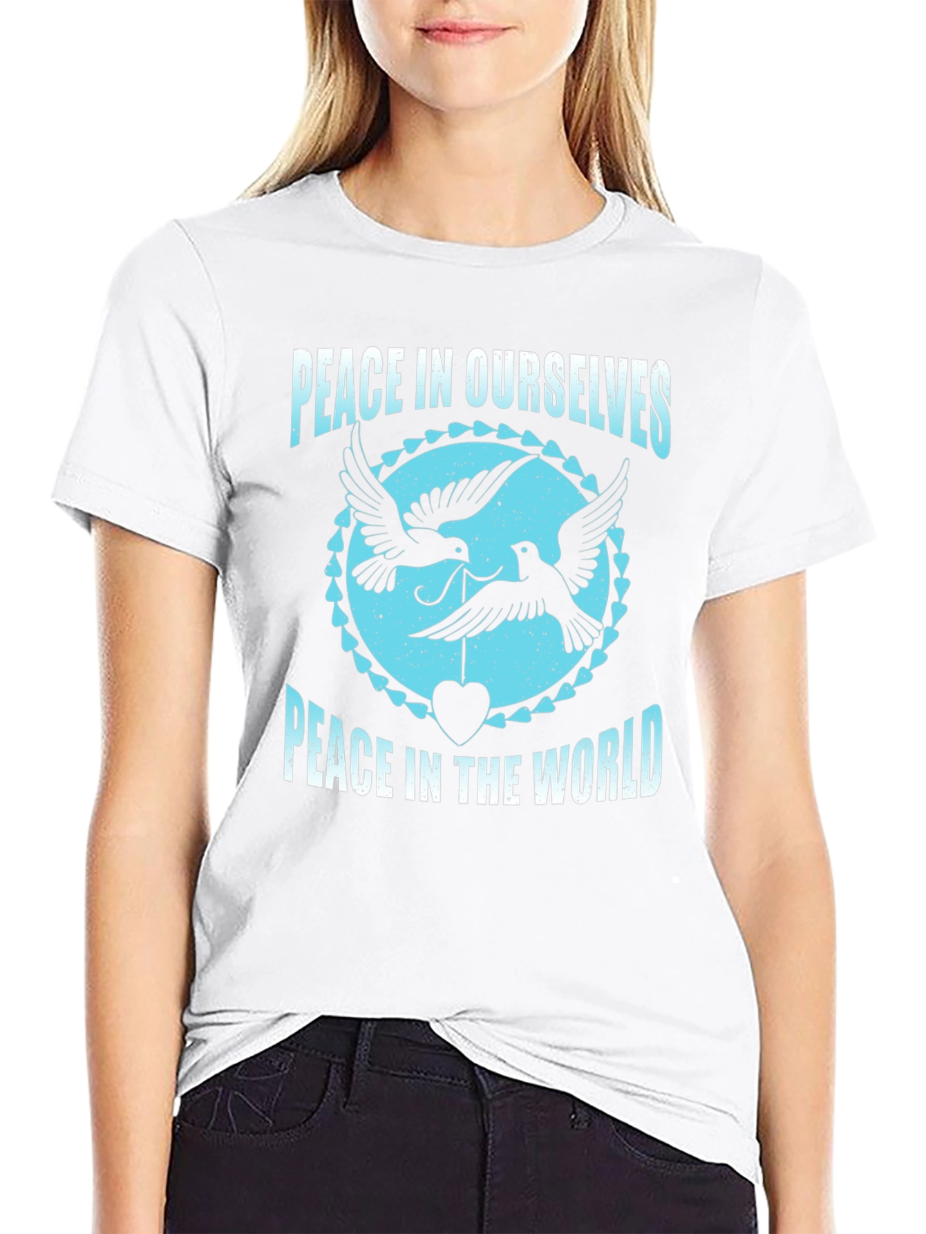 Peace In Ourselves T-Shirt - Black