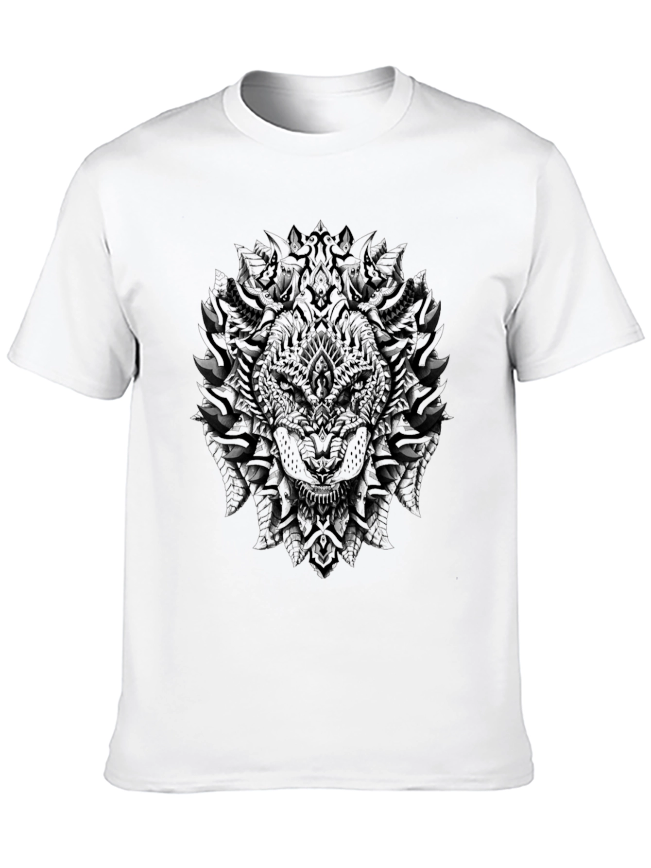 Dark Wolf Graphic Tee - Stylish Mens T-Shirt