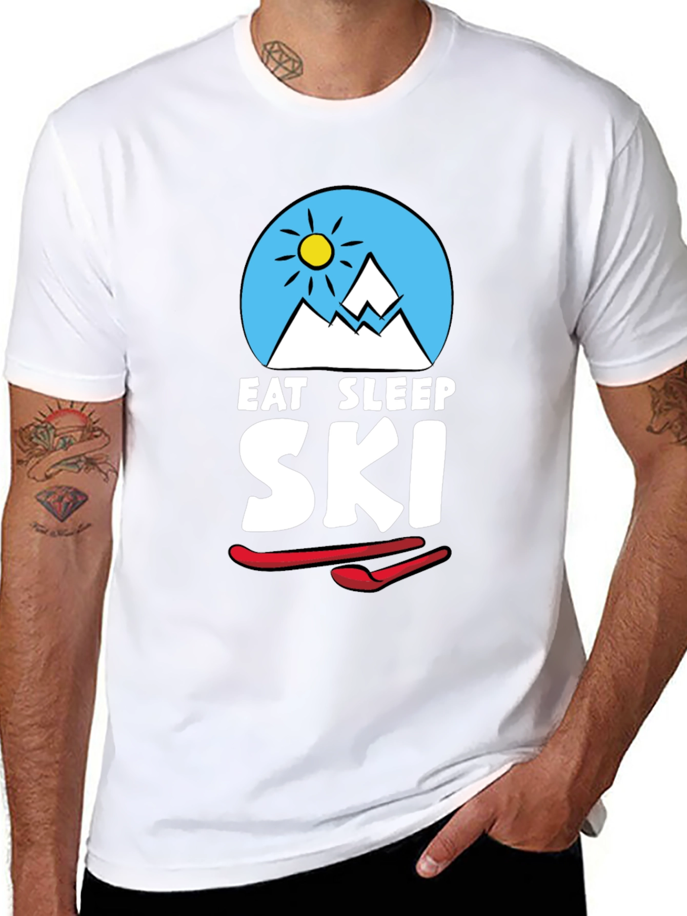 Eat Sleep Ski T-Shirt