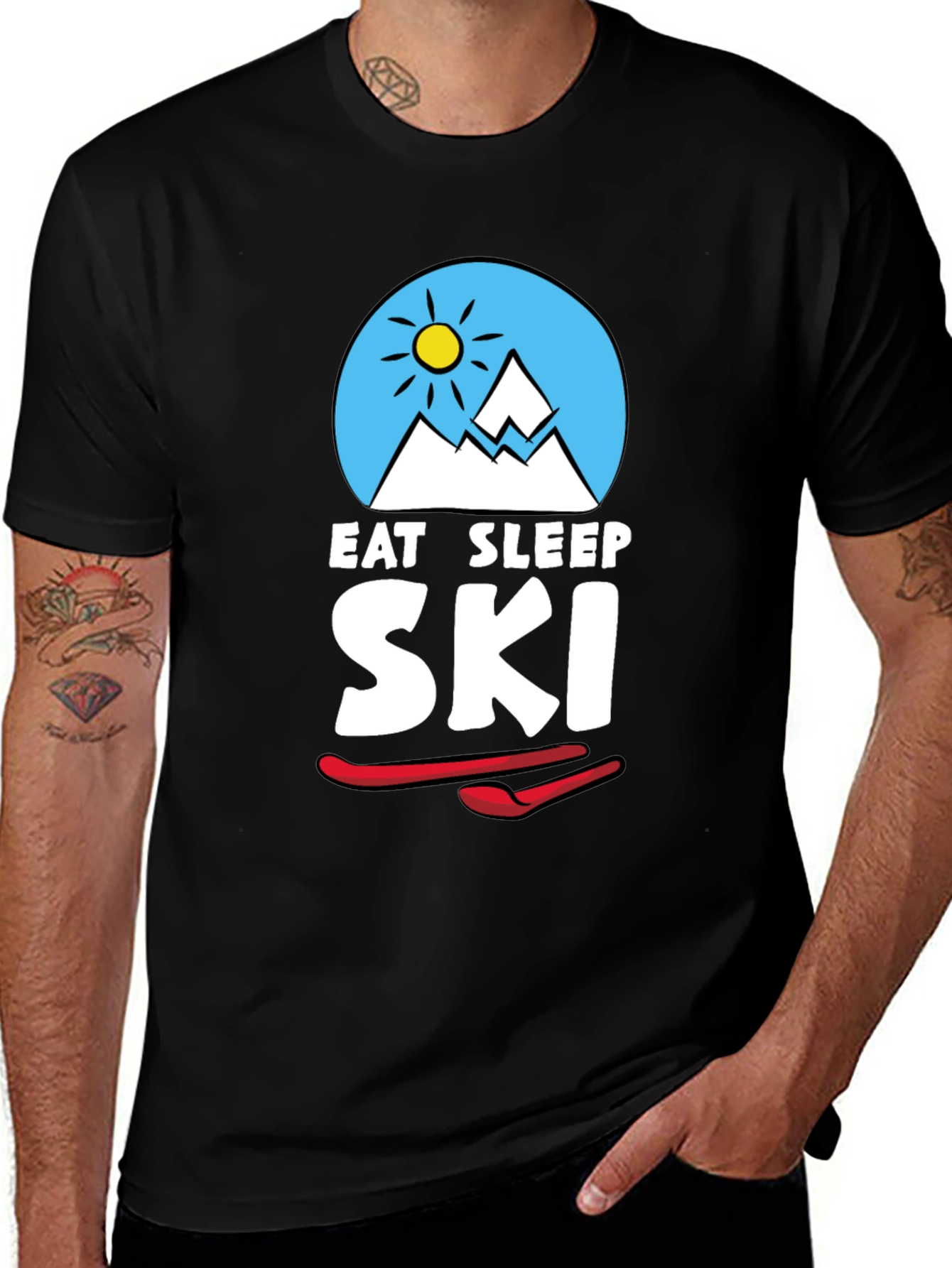 Eat Sleep Ski T-Shirt