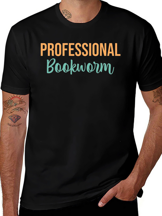 Professional Bookworm T-Shirt - Reading Lover Tee