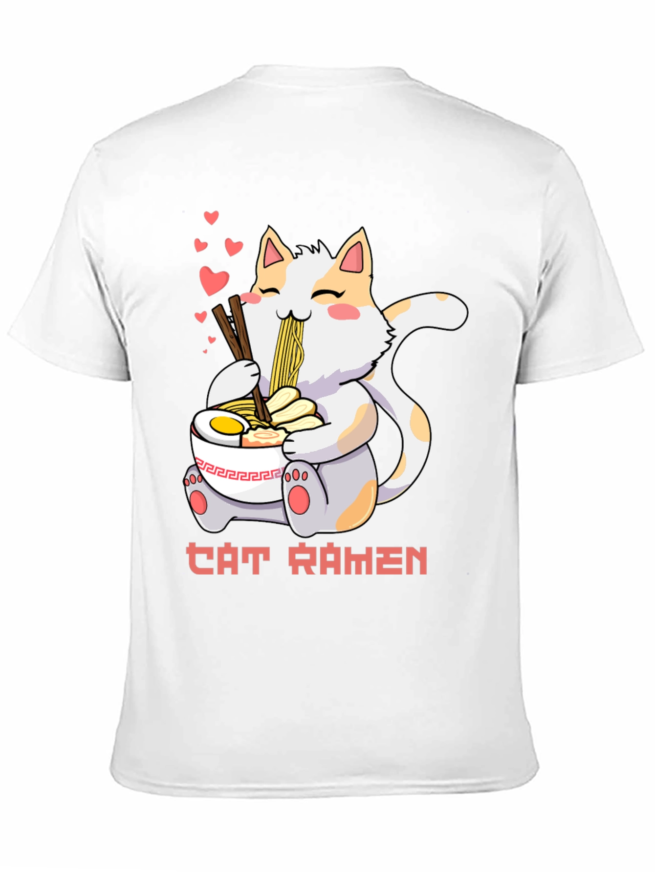Cat Ramen T-Shirt: Cute Anime Style Tee