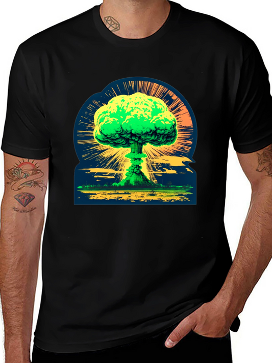 Atomic Explosion Graphic Tee - Bold & Unique Design