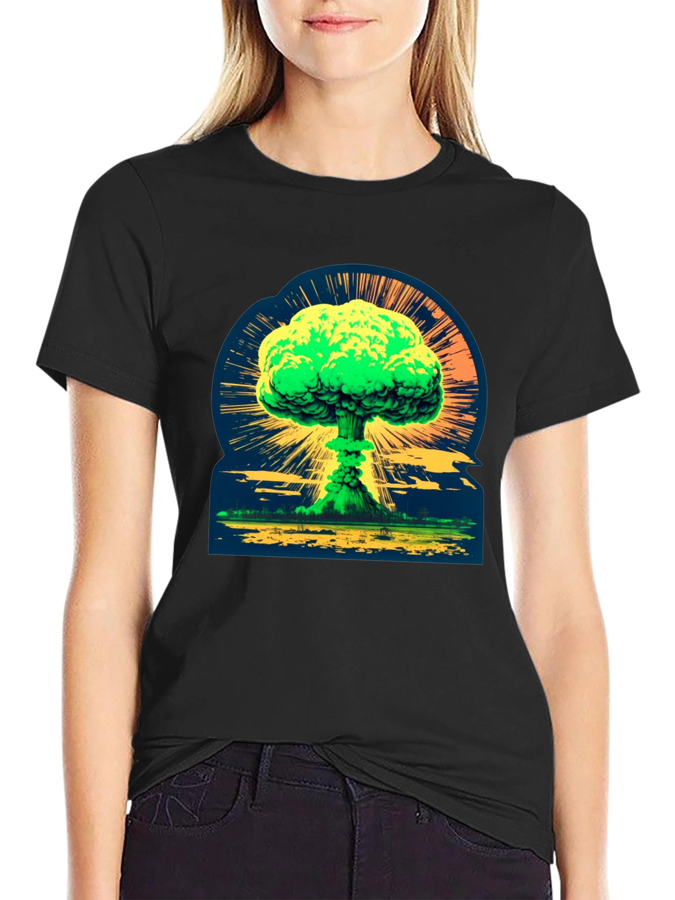 Atomic Explosion Graphic Tee - Bold & Unique Design