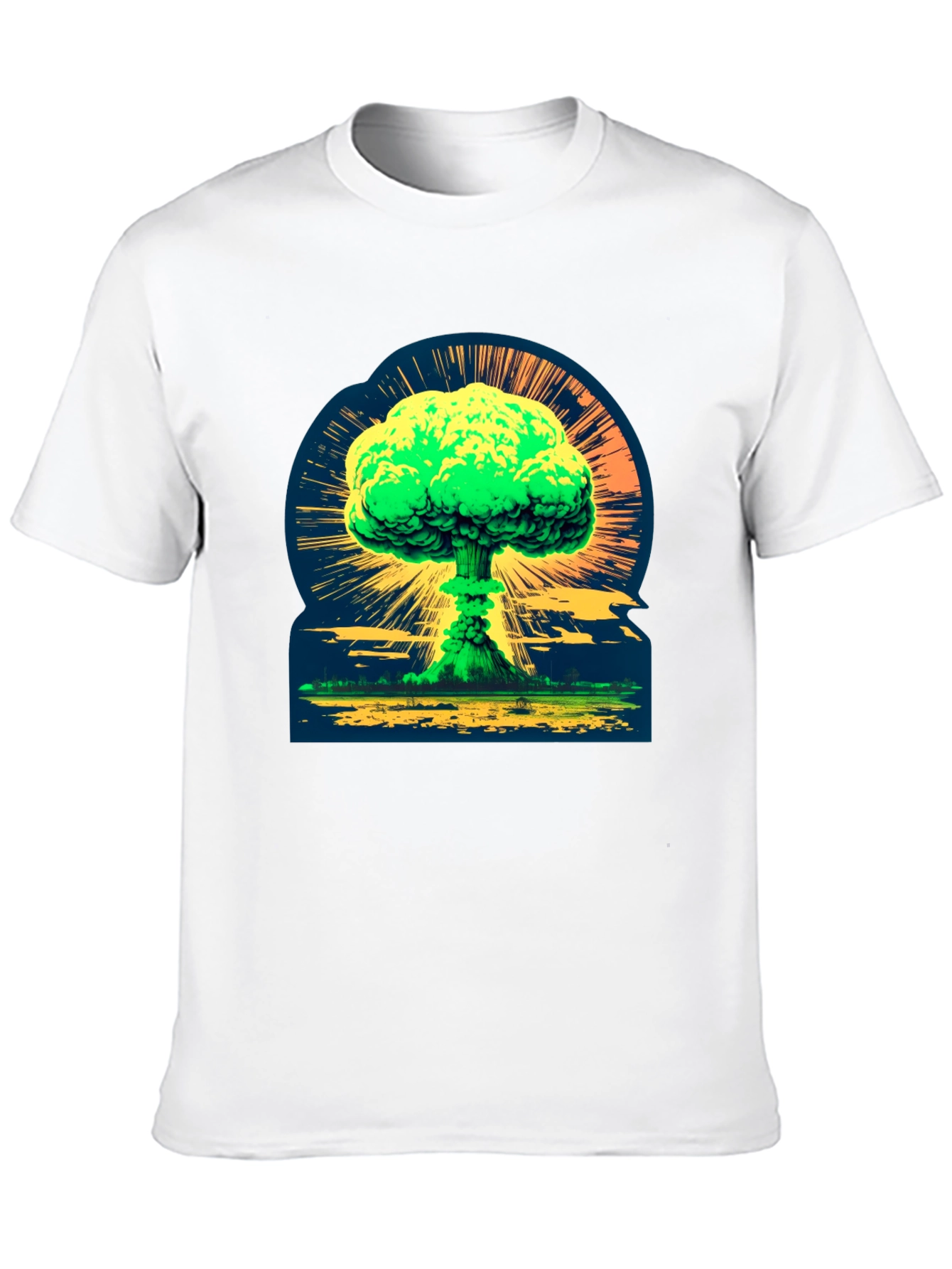 Atomic Explosion Graphic Tee - Bold & Unique Design