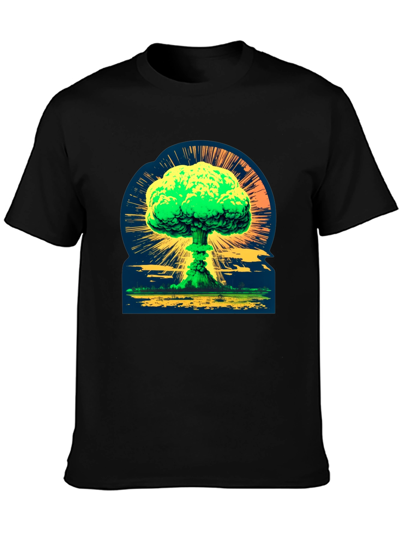 Atomic Explosion Graphic Tee - Bold & Unique Design