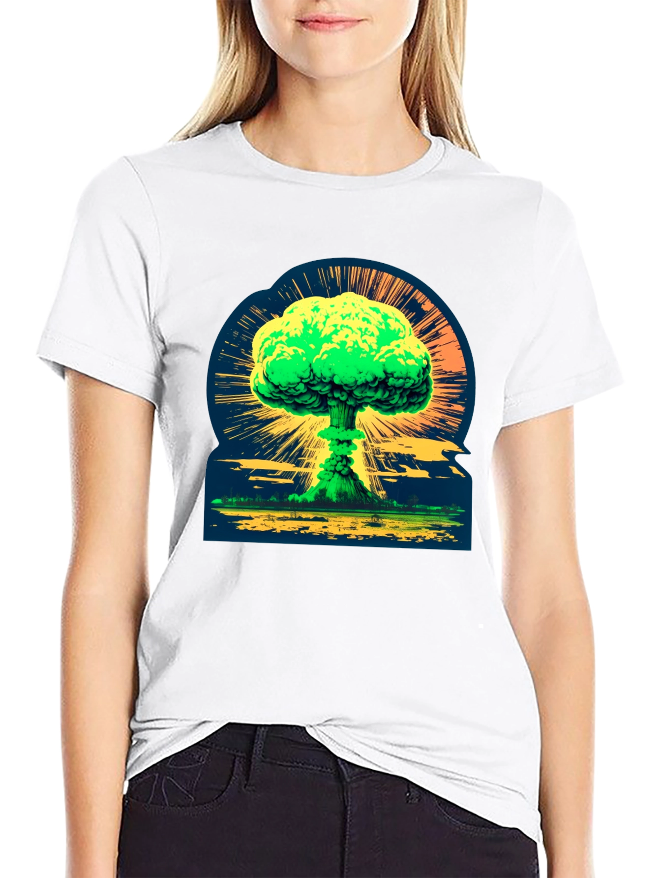 Atomic Explosion Graphic Tee - Bold & Unique Design