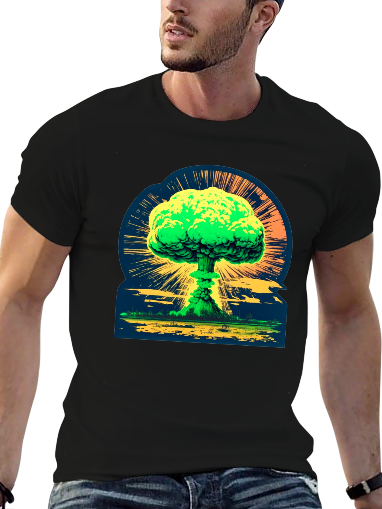 Atomic Explosion Graphic Tee - Bold & Unique Design