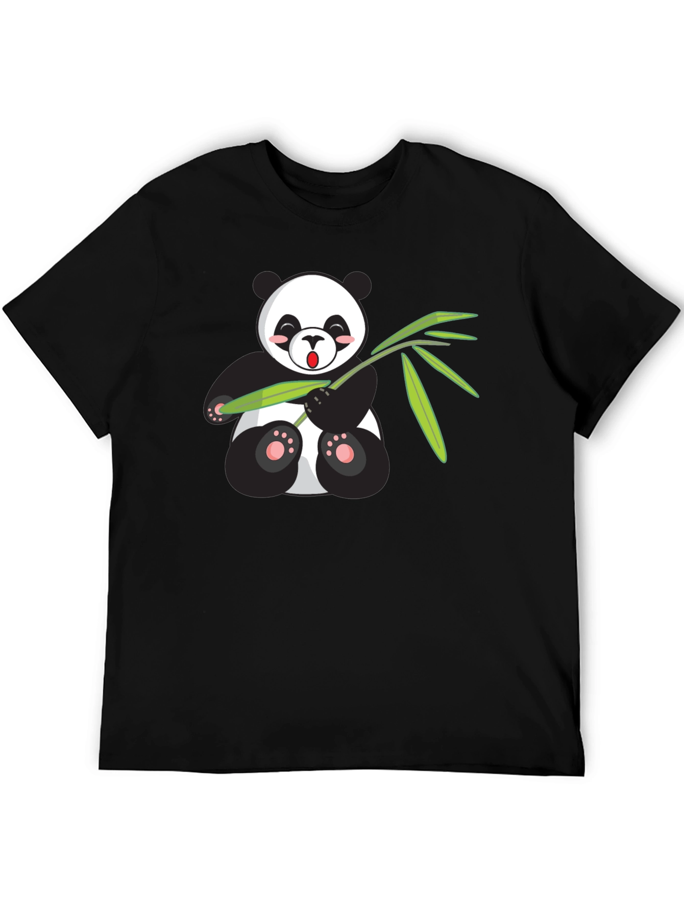 Cute Panda with Bamboo T-Shirt
