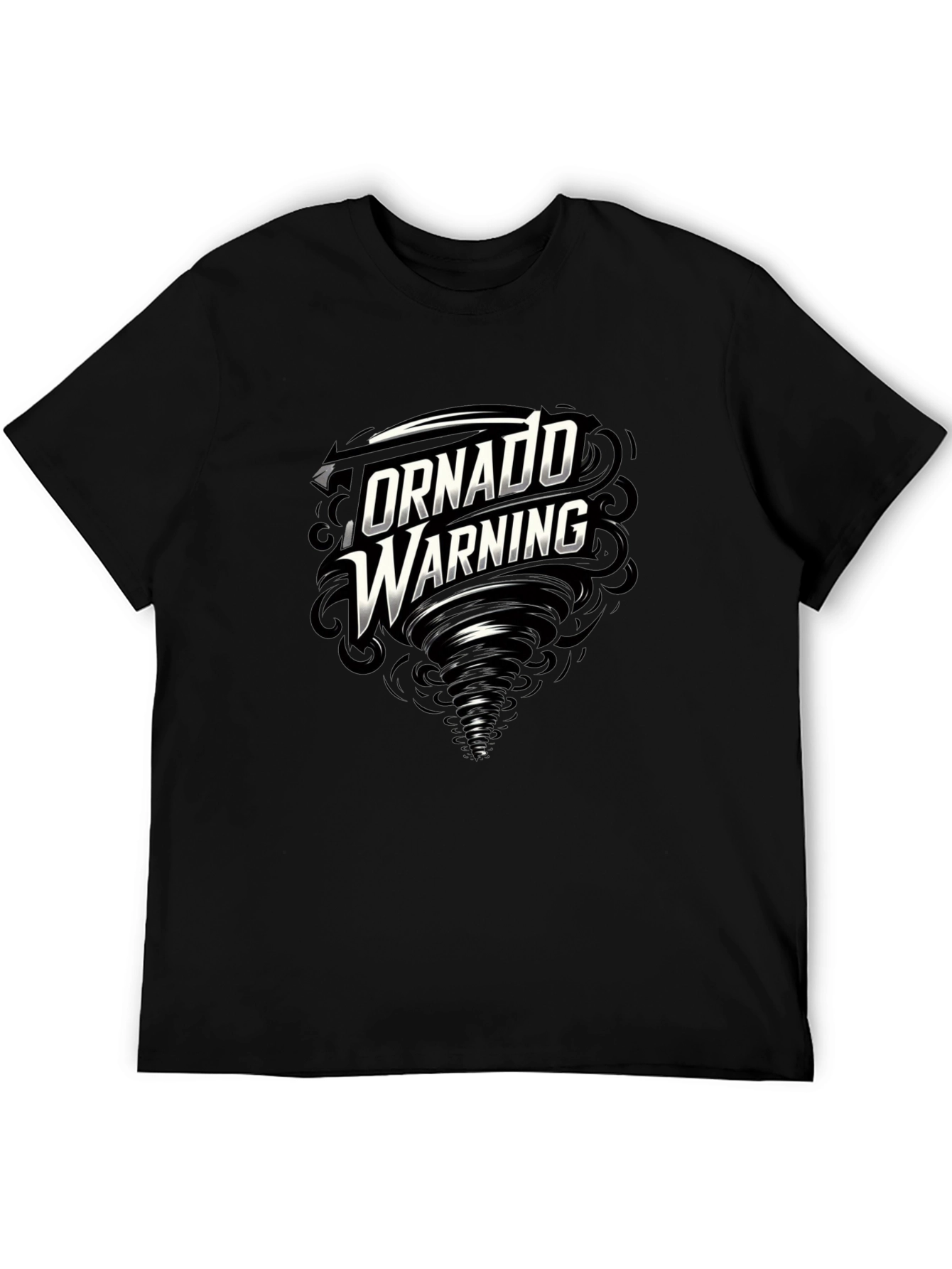 Tornado Warning Graphic Tee - Weather Alert T-Shirt