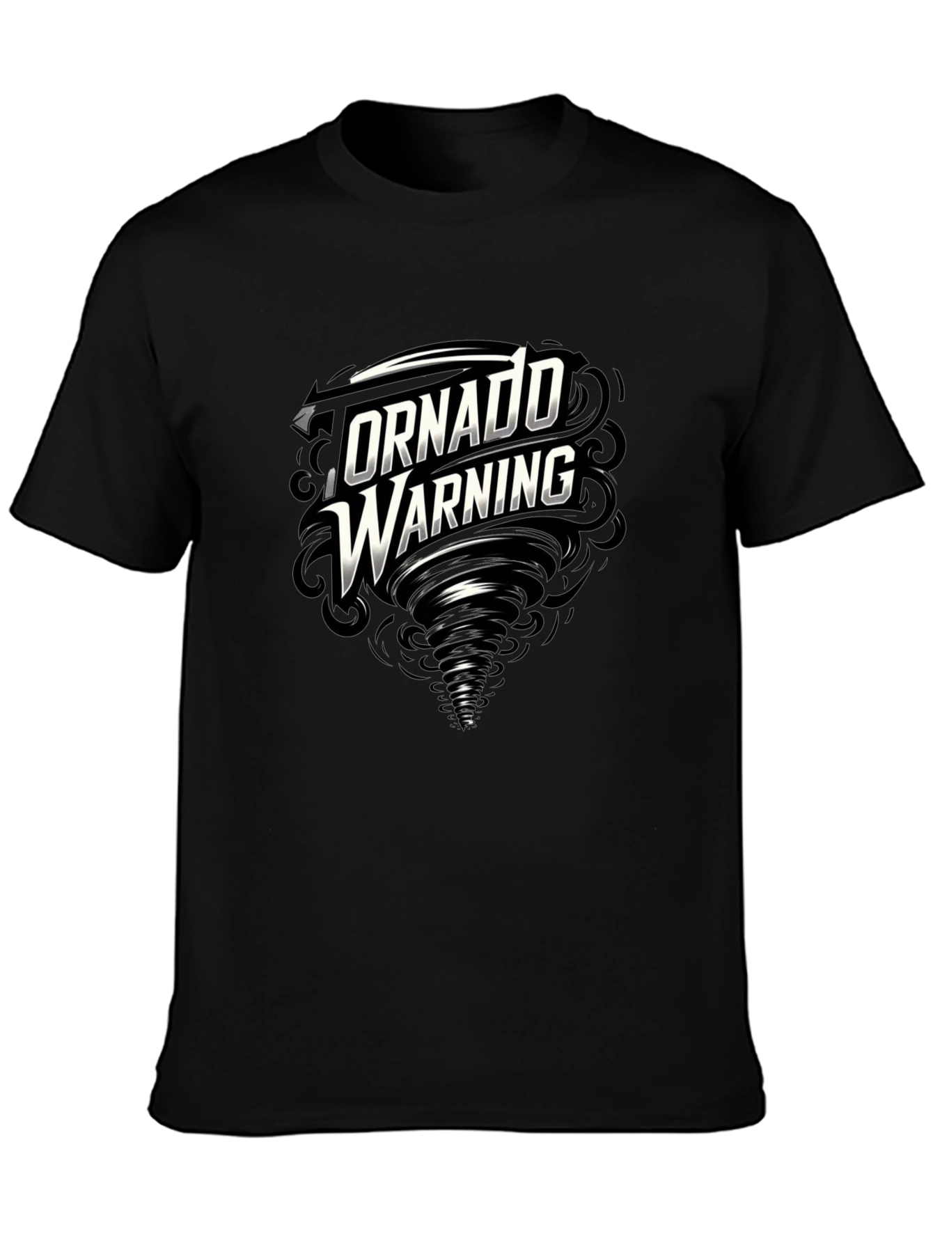 Tornado Warning Graphic Tee - Weather Alert T-Shirt
