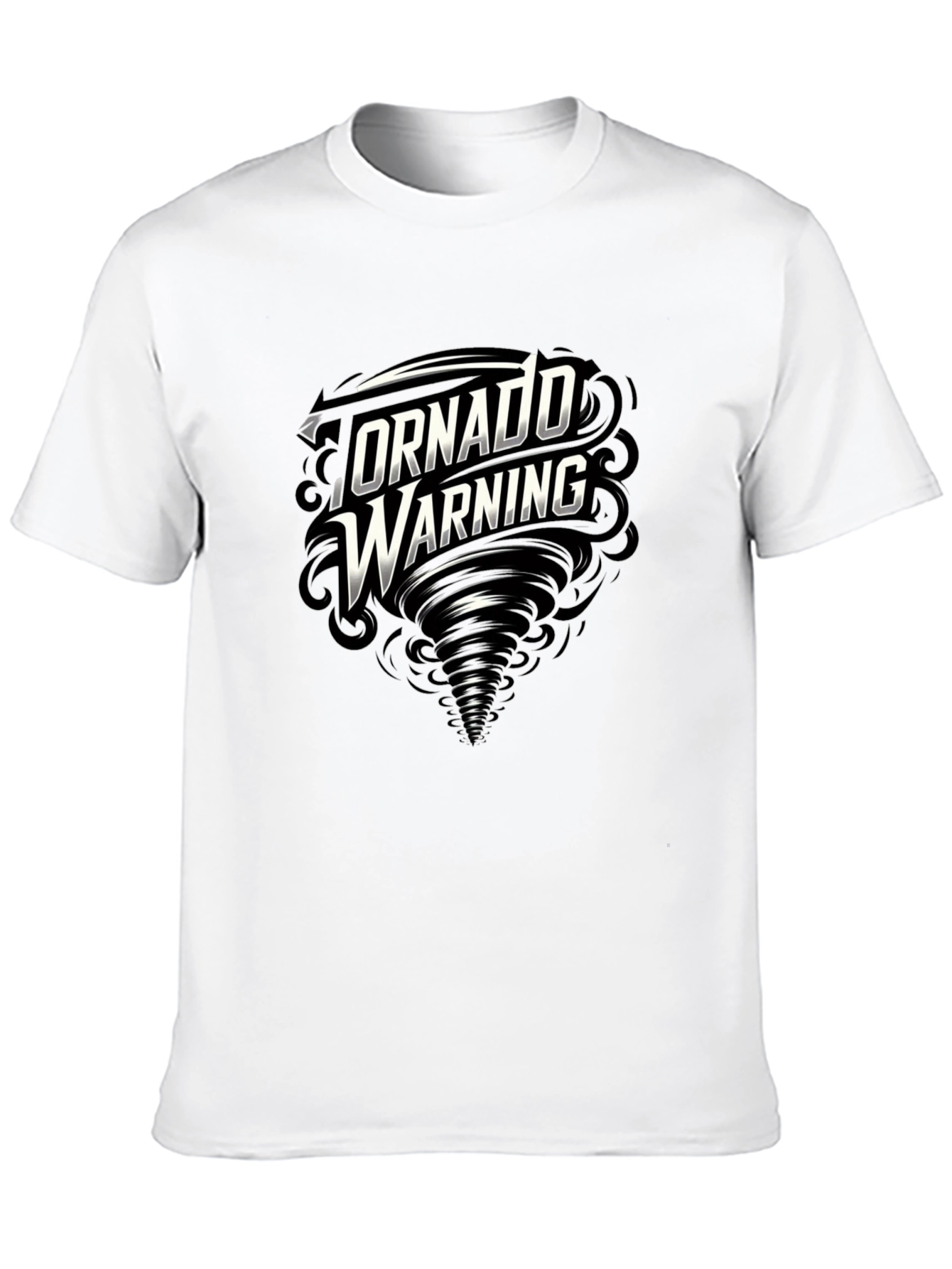 Tornado Warning Graphic Tee - Weather Alert T-Shirt