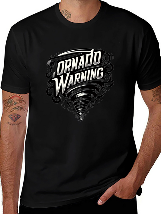 Tornado Warning Graphic Tee - Weather Alert T-Shirt