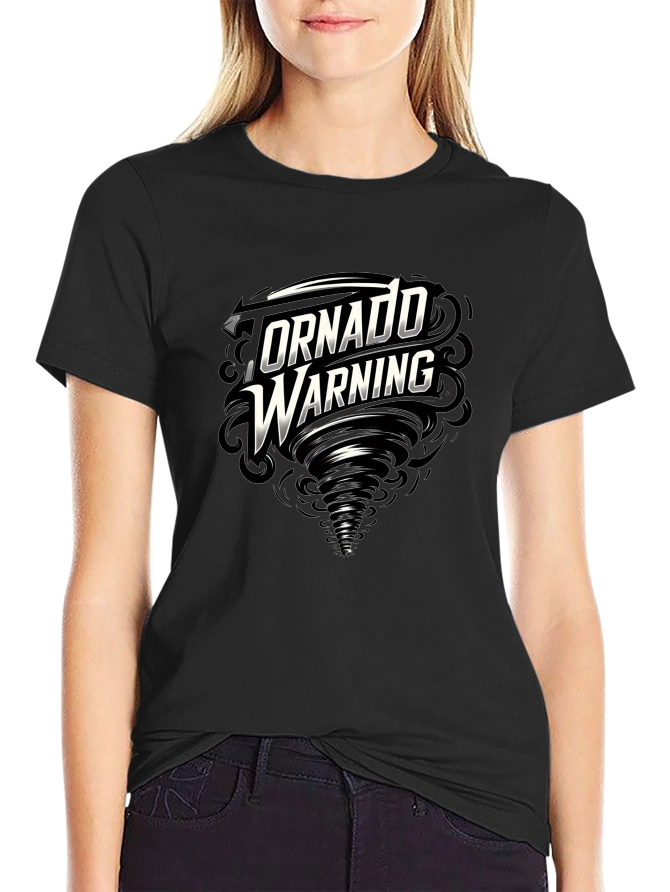 Tornado Warning Graphic Tee - Weather Alert T-Shirt