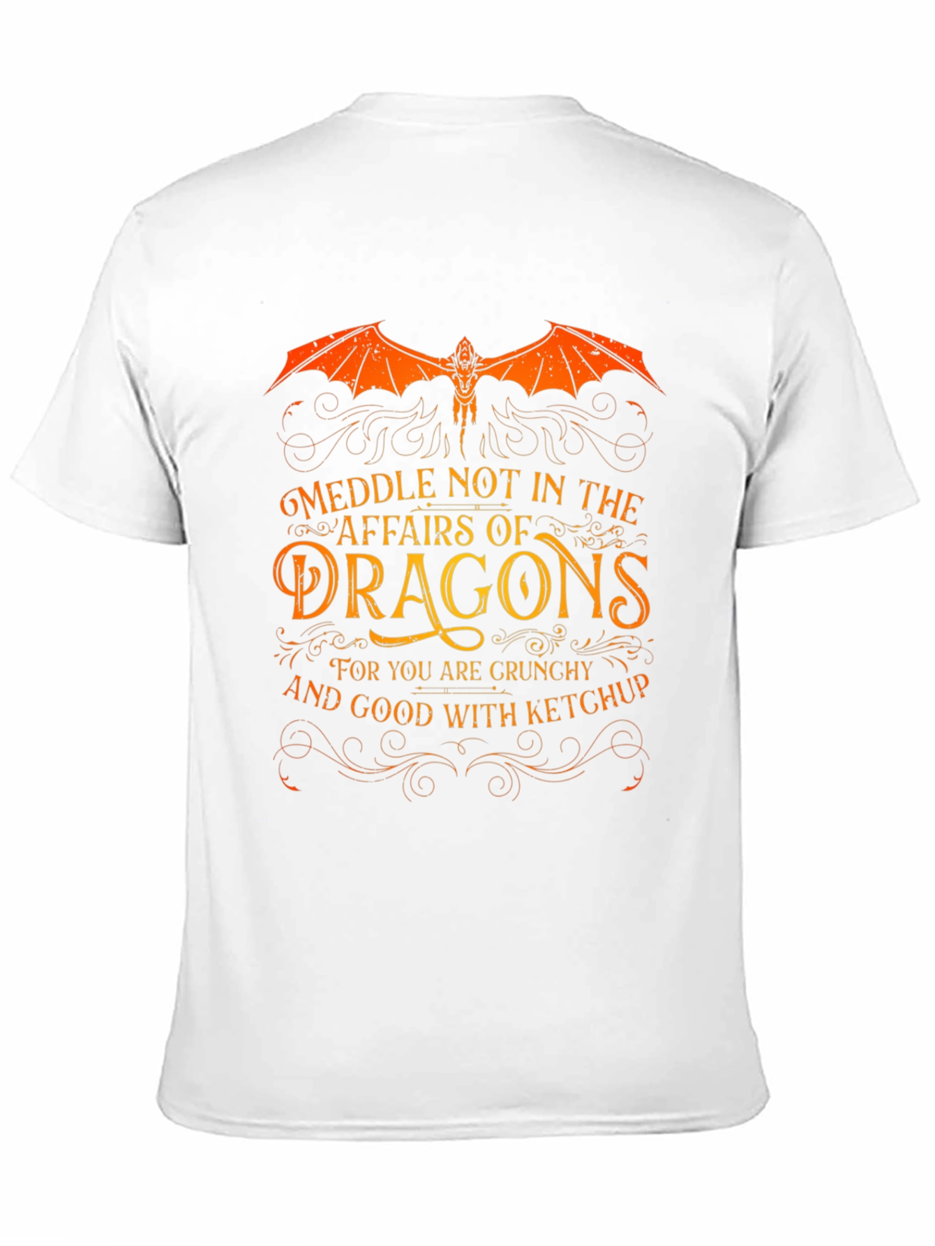 Meddle Not Dragon Graphic T-Shirt