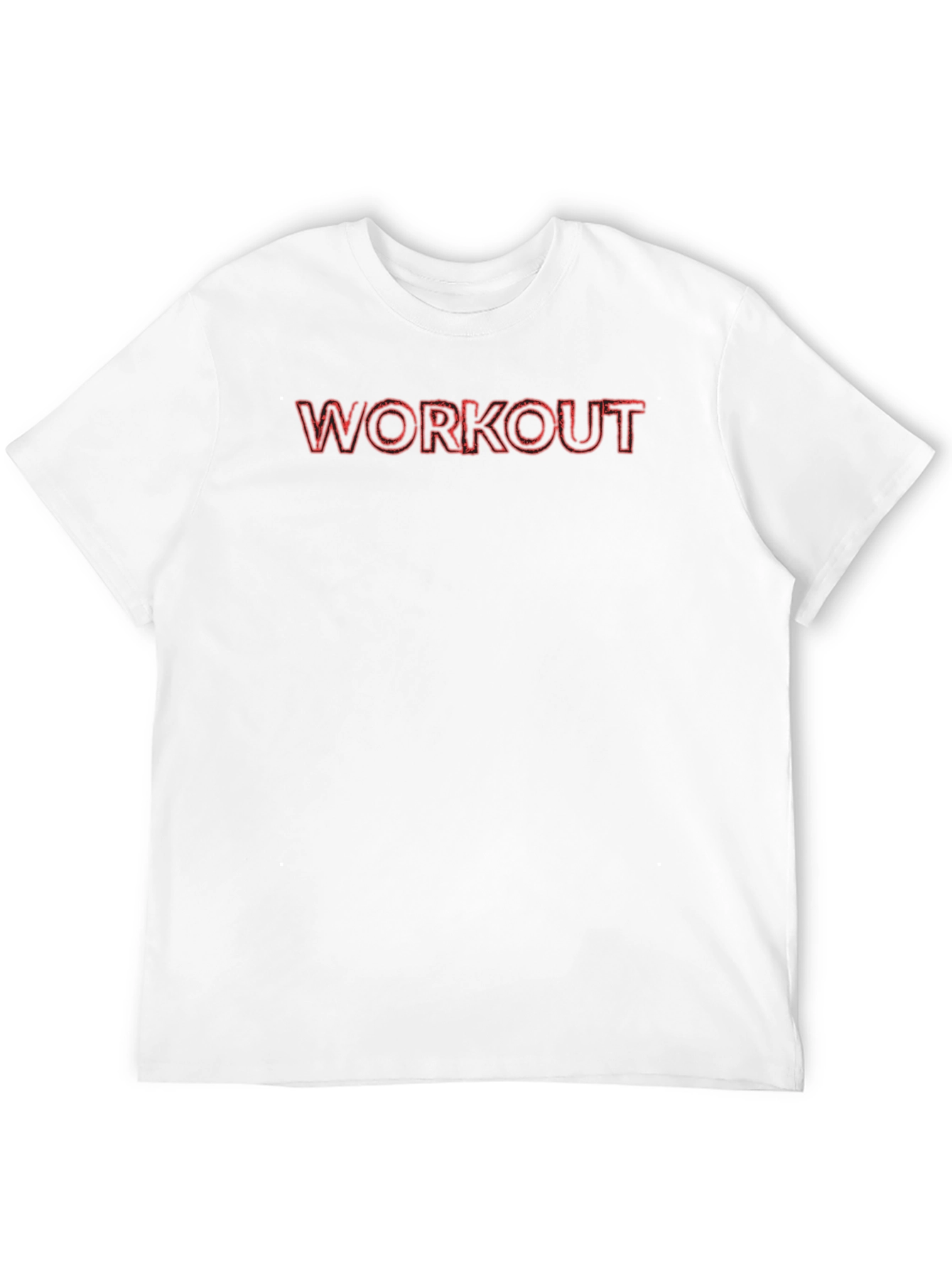 Workout Graphic Tee - Mens Fitness Shirt