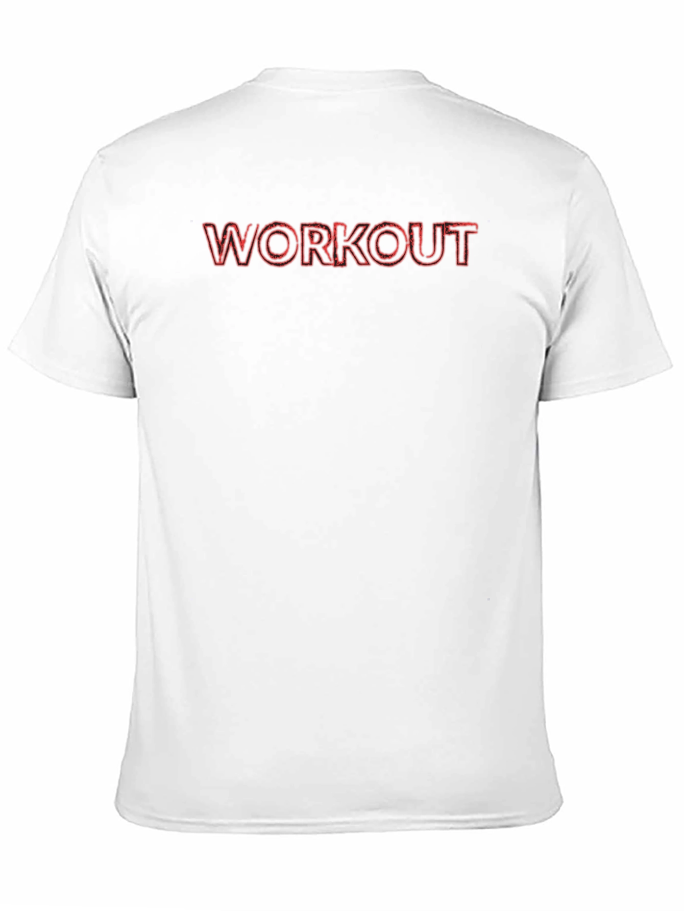 Workout Graphic Tee - Mens Fitness Shirt