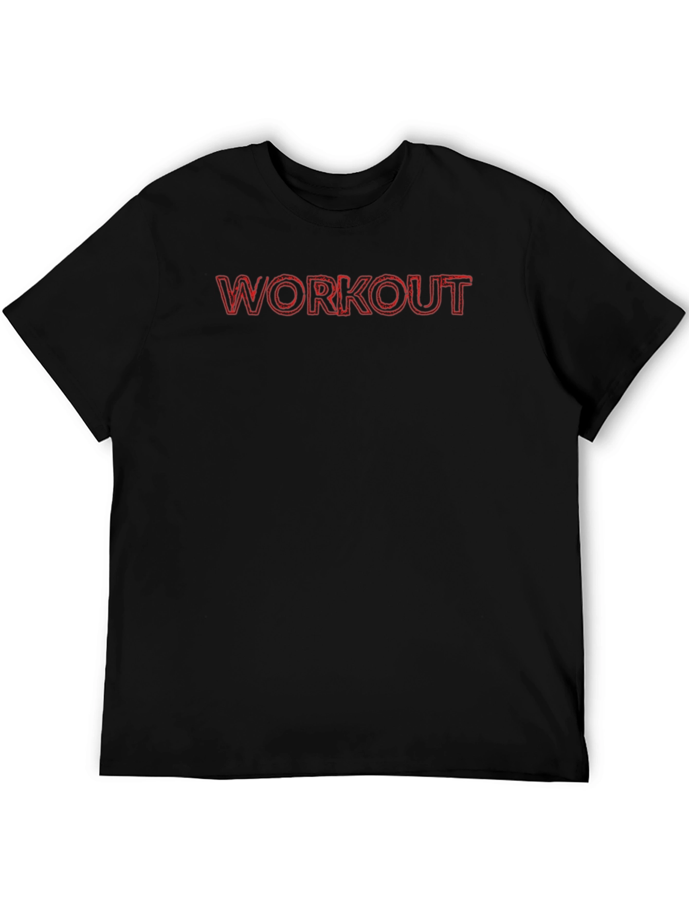 Workout Graphic Tee - Mens Fitness Shirt