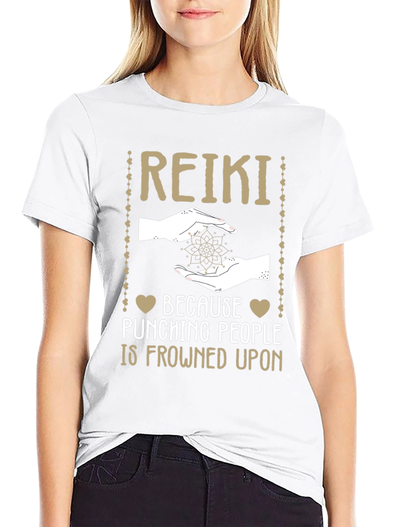 Reiki T-Shirt: Because Punching People is Frowned Upon