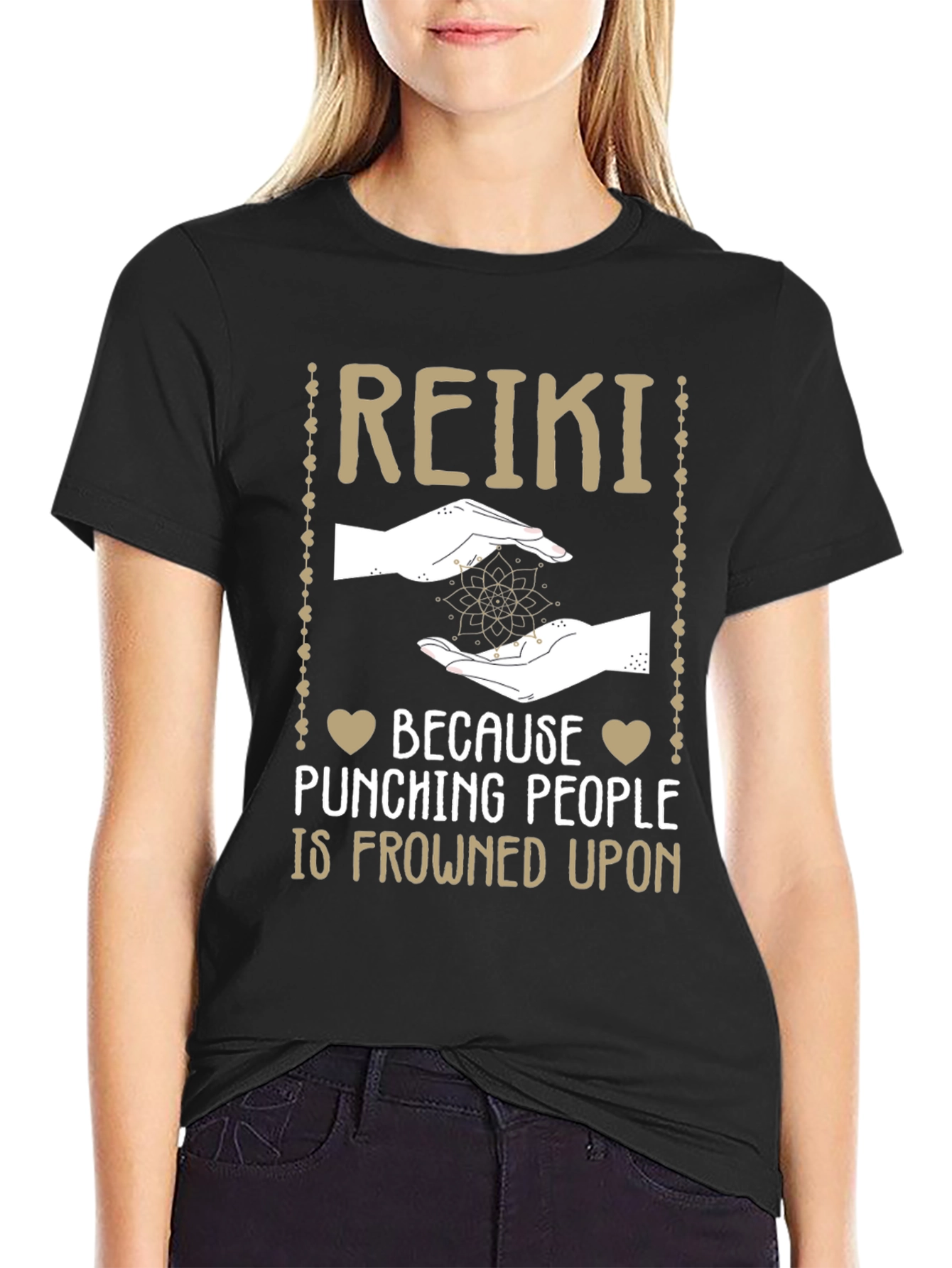 Reiki T-Shirt: Because Punching People is Frowned Upon