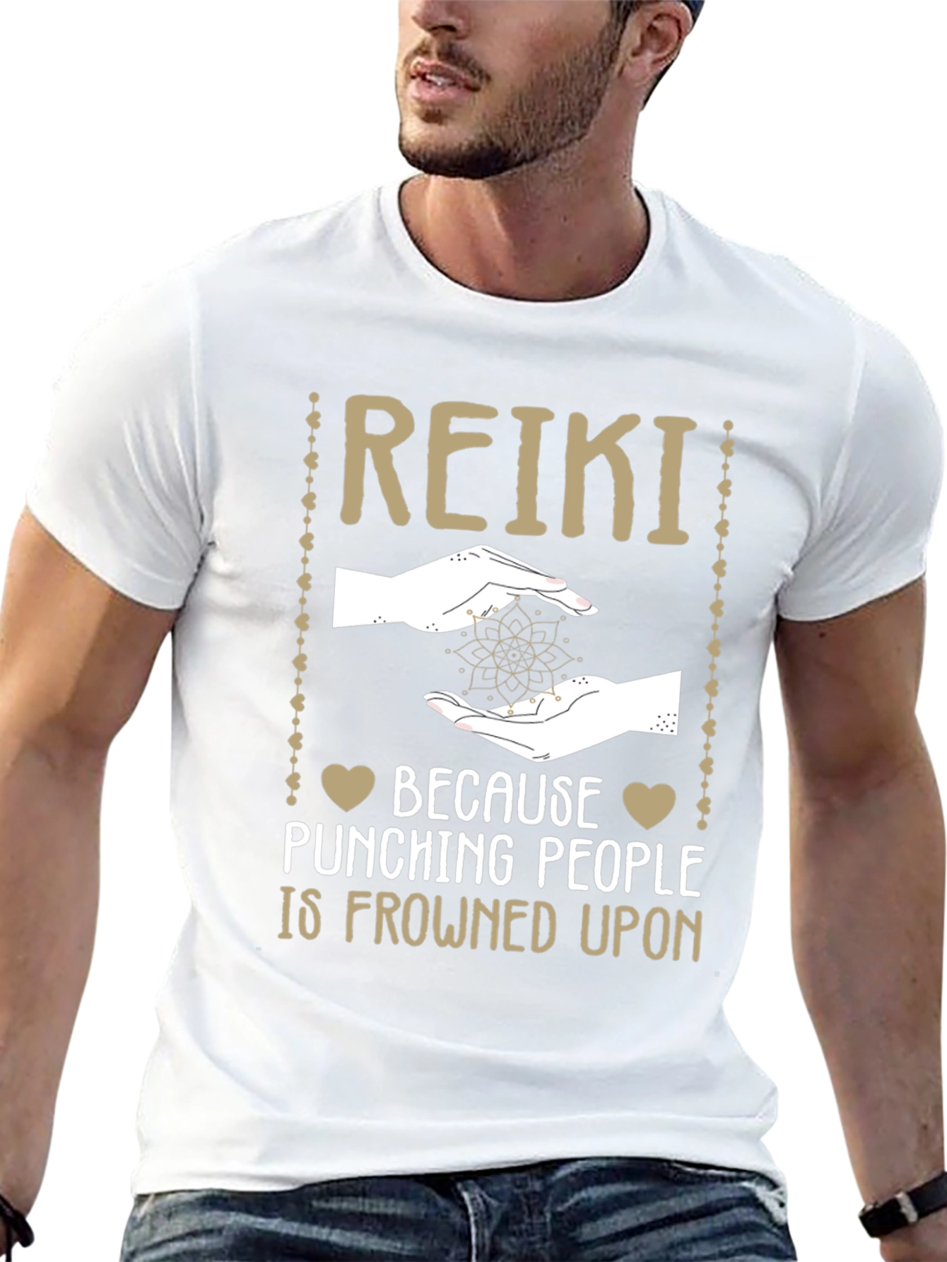 Reiki T-Shirt: Because Punching People is Frowned Upon