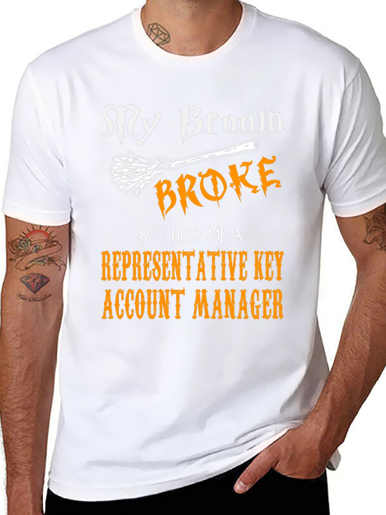 My Broom Broke Key Account Manager T-Shirt