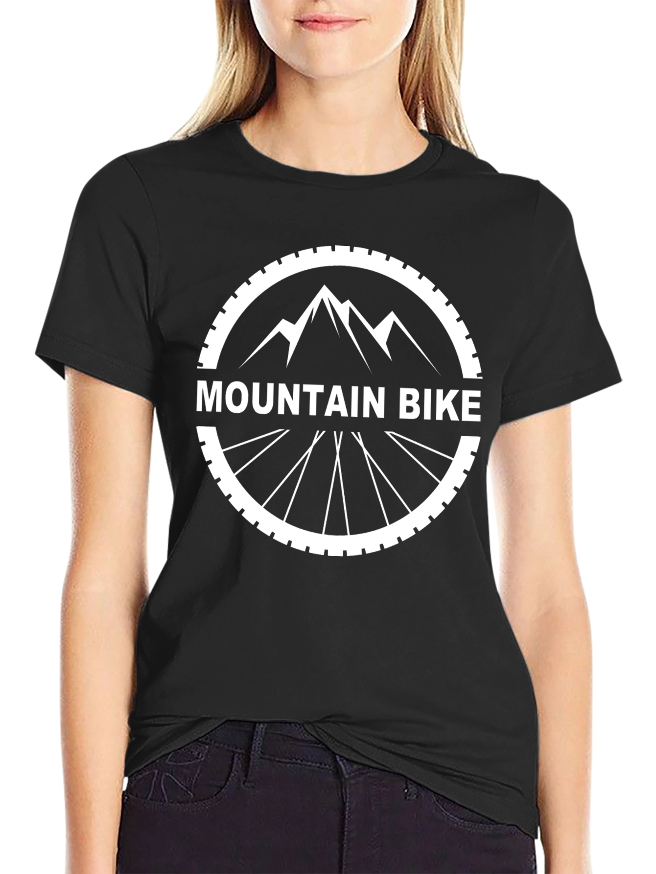 Mountain Bike Graphic Tee - Black