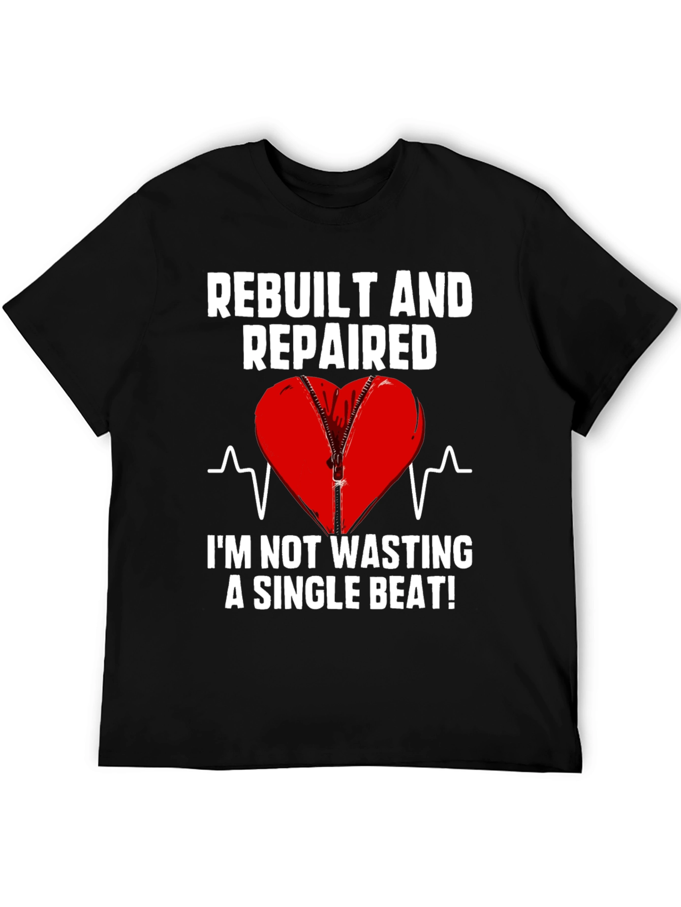 Rebuilt and Repaired Heartbeat T-Shirt