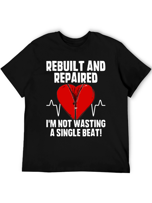 Rebuilt and Repaired Heartbeat T-Shirt