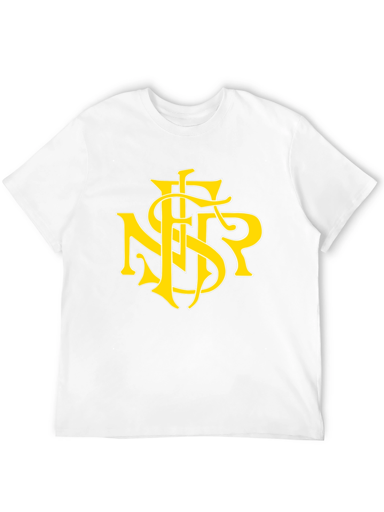 Black T-Shirt with Yellow NSR Logo