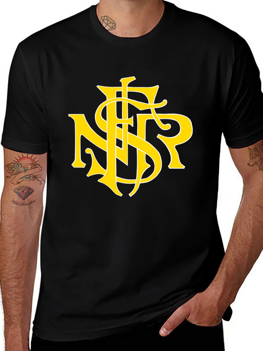 Black T-Shirt with Yellow NSR Logo