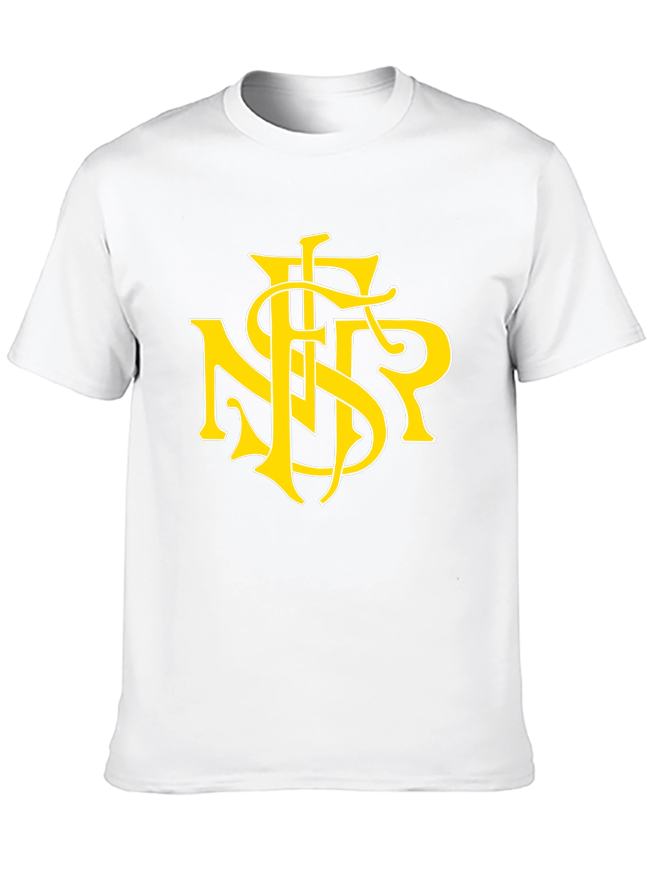 Black T-Shirt with Yellow NSR Logo