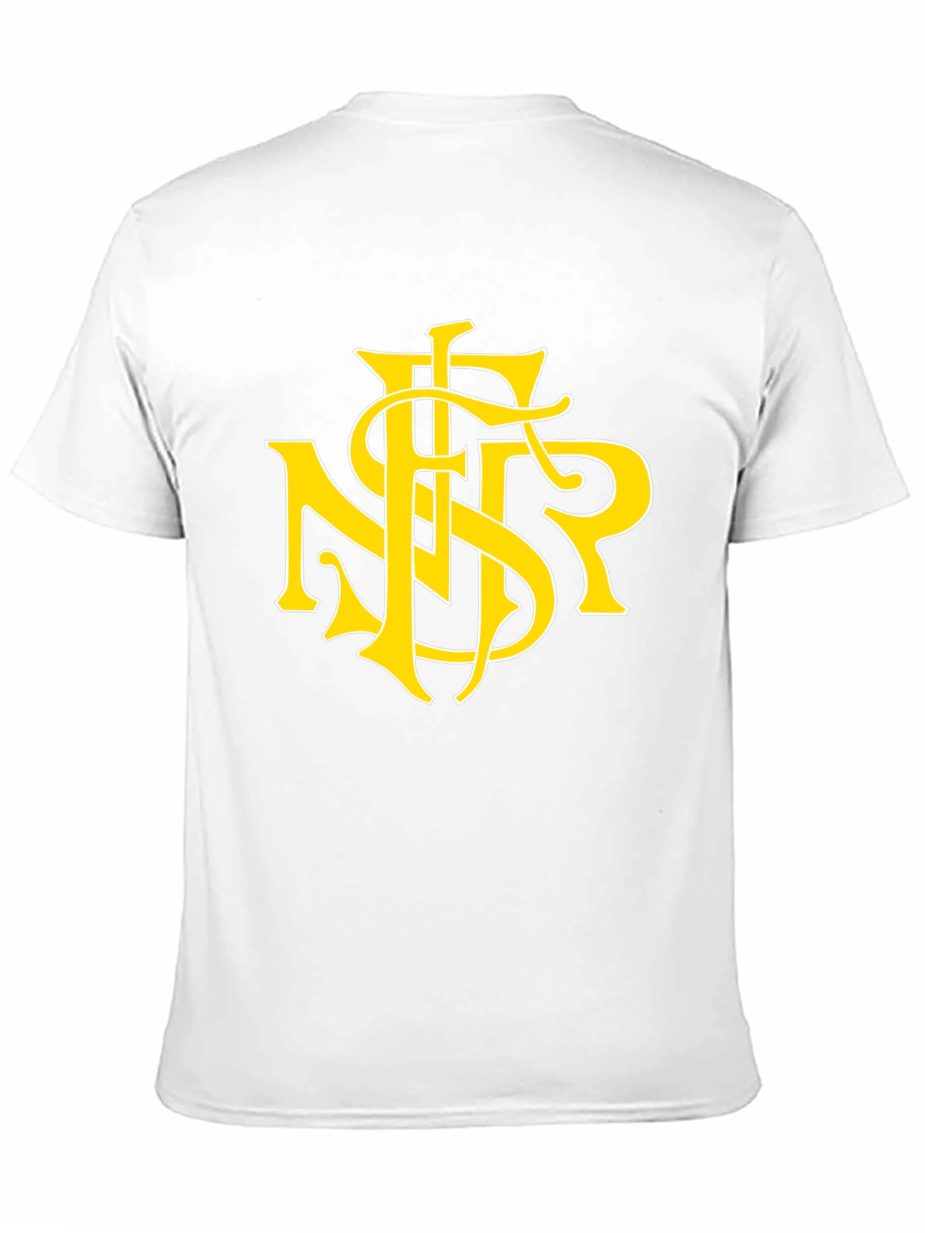 Black T-Shirt with Yellow NSR Logo