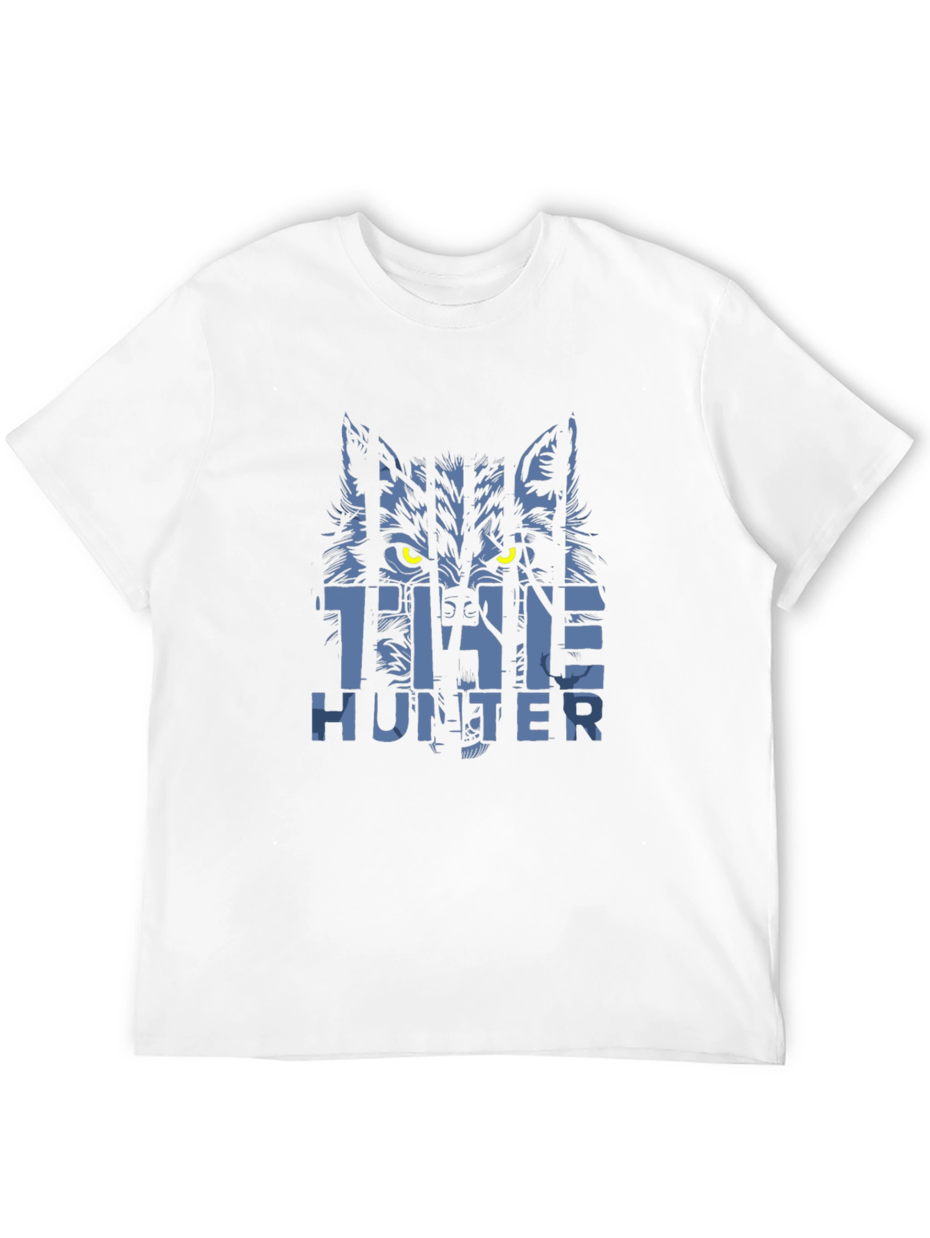 The Hunter Graphic T-Shirt - Wolf Design