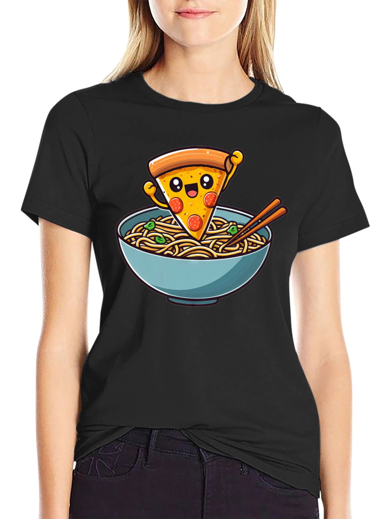 Pizza Ramen T-Shirt - Funny Foodie Tee