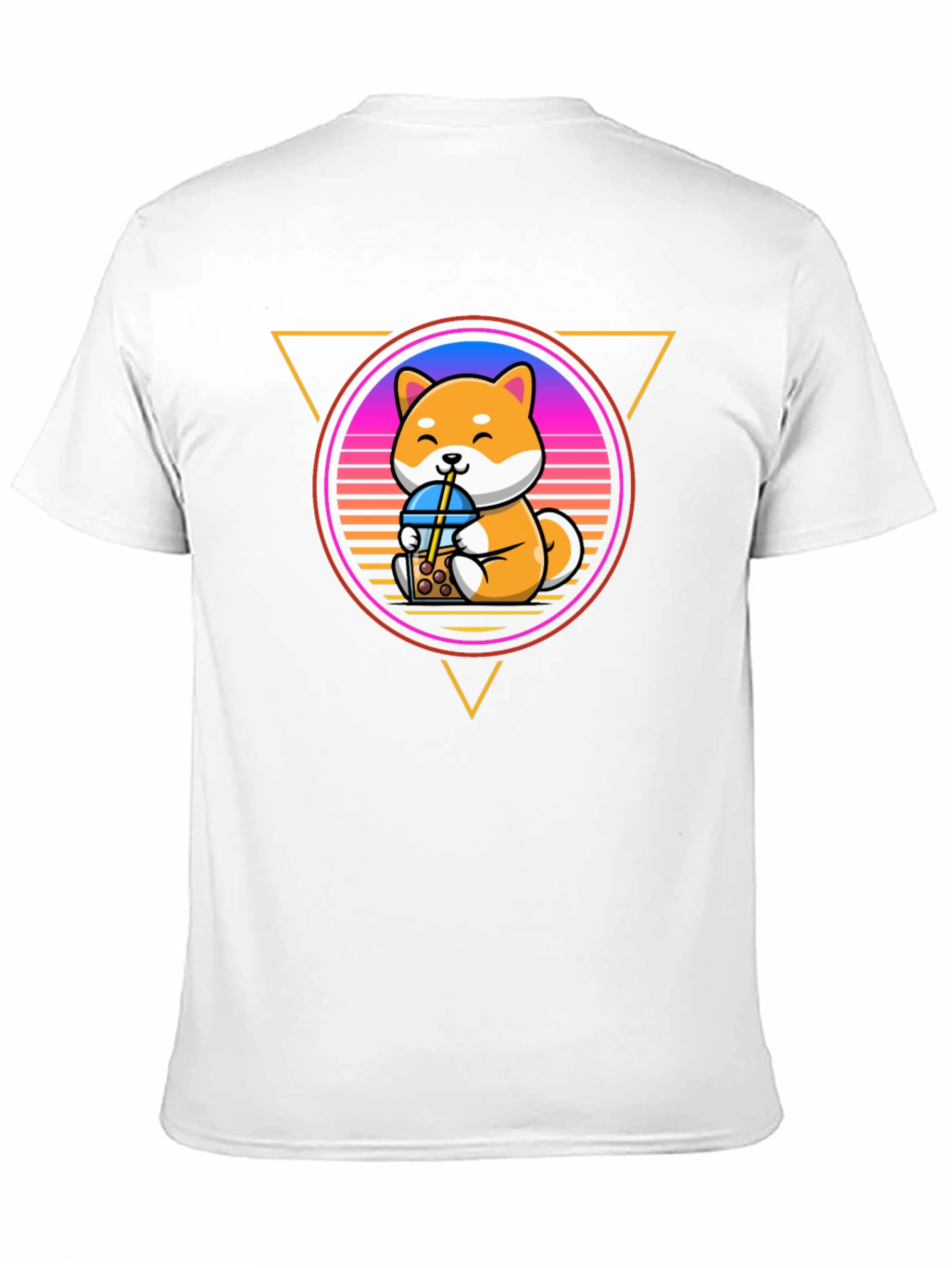 Shiba Inu Boba Tea T-Shirt – Cute Retro Dog Lover Tee