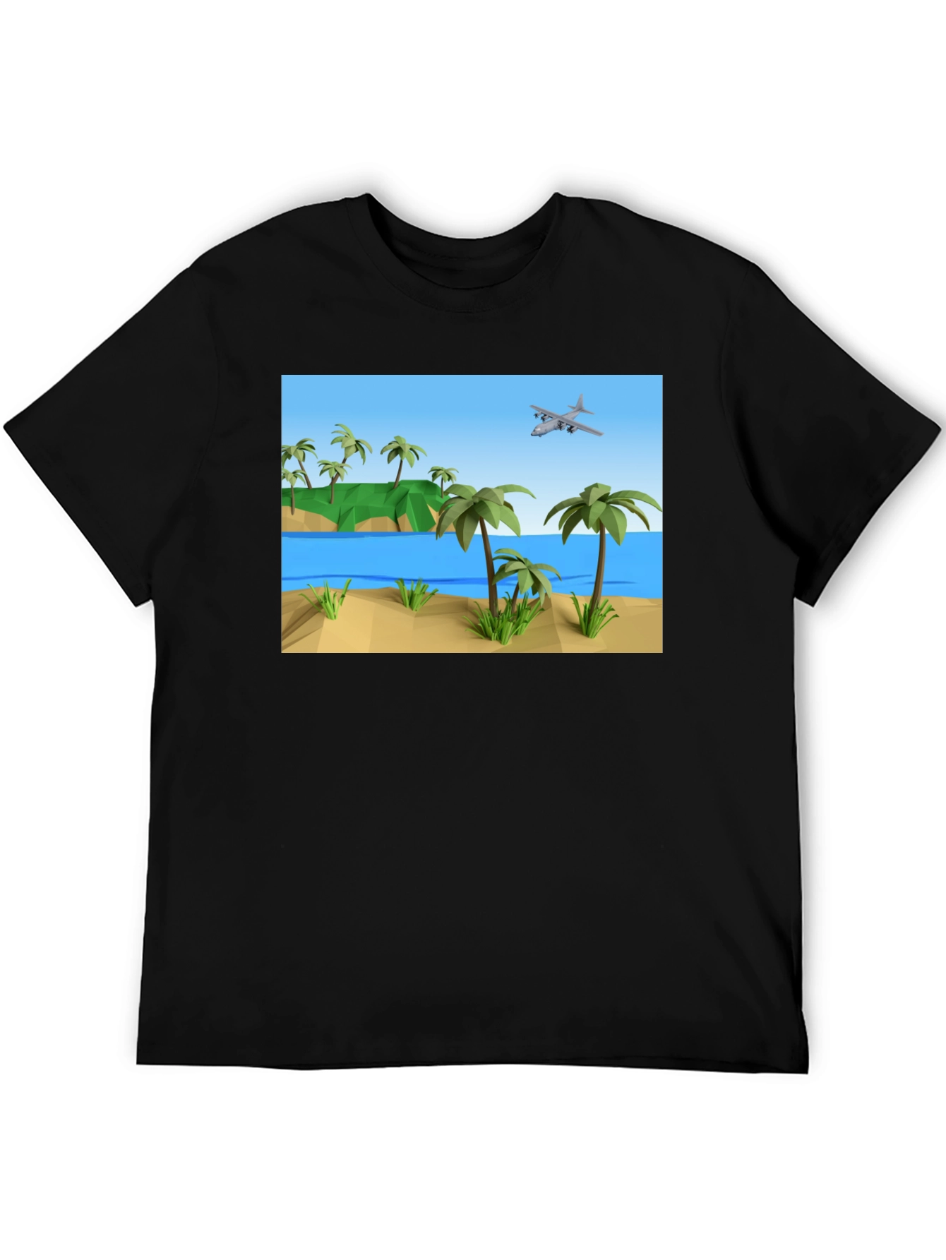 Tropical Island Plane T-Shirt