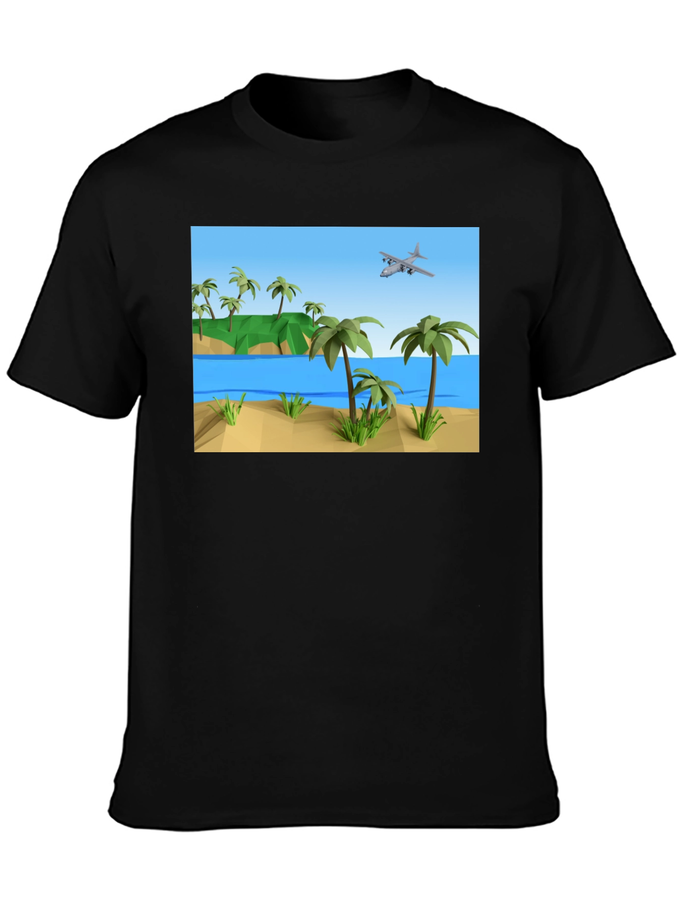 Tropical Island Plane T-Shirt