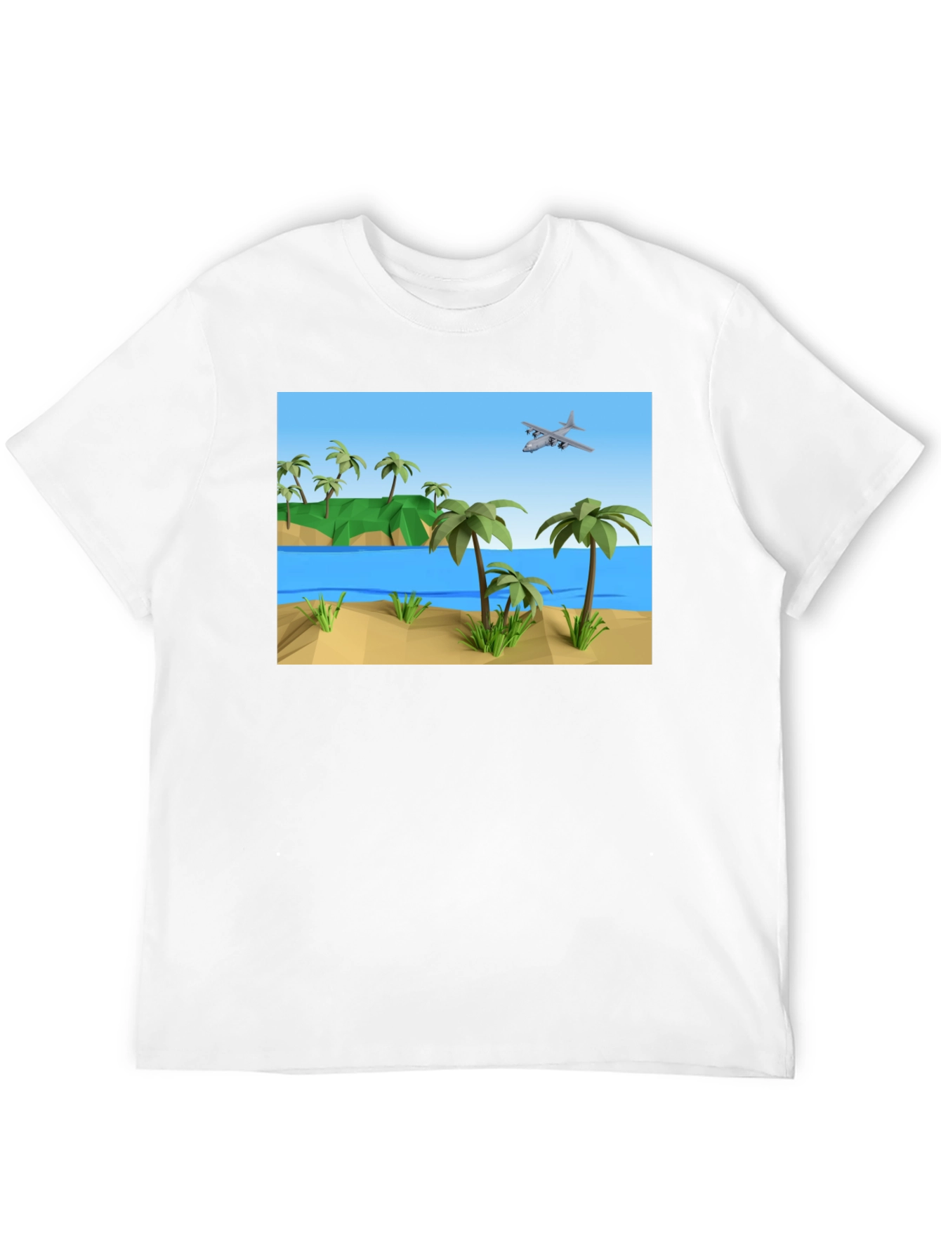 Tropical Island Plane T-Shirt