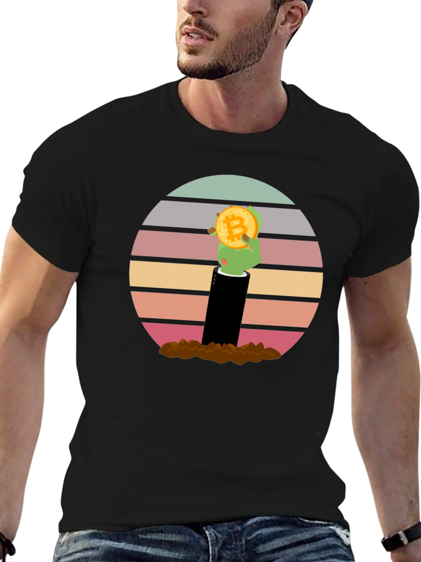 Bitcoin Zombie Hand T-Shirt