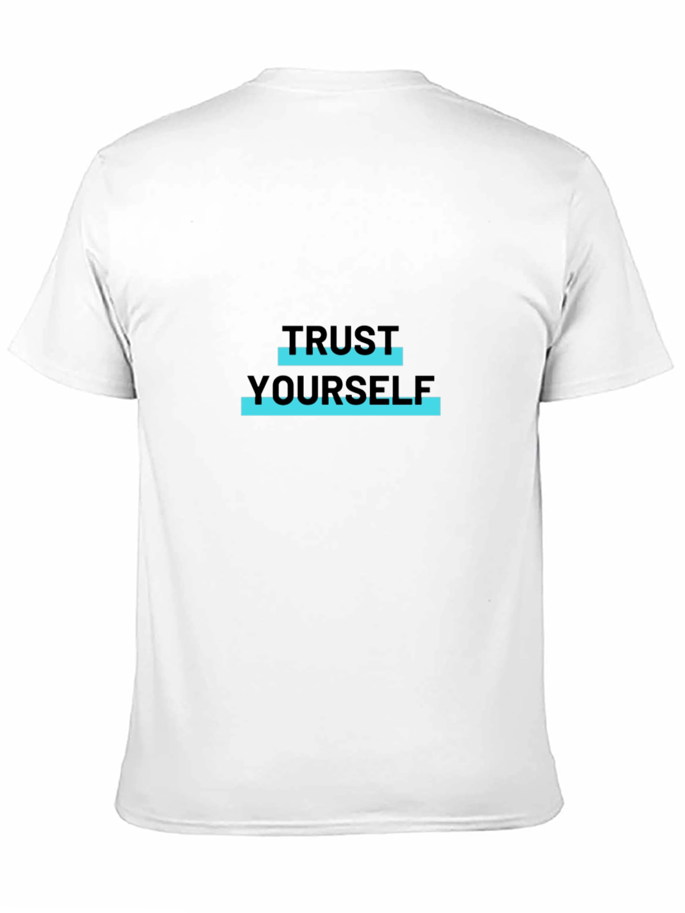 Trust Yourself Black Graphic T-Shirt