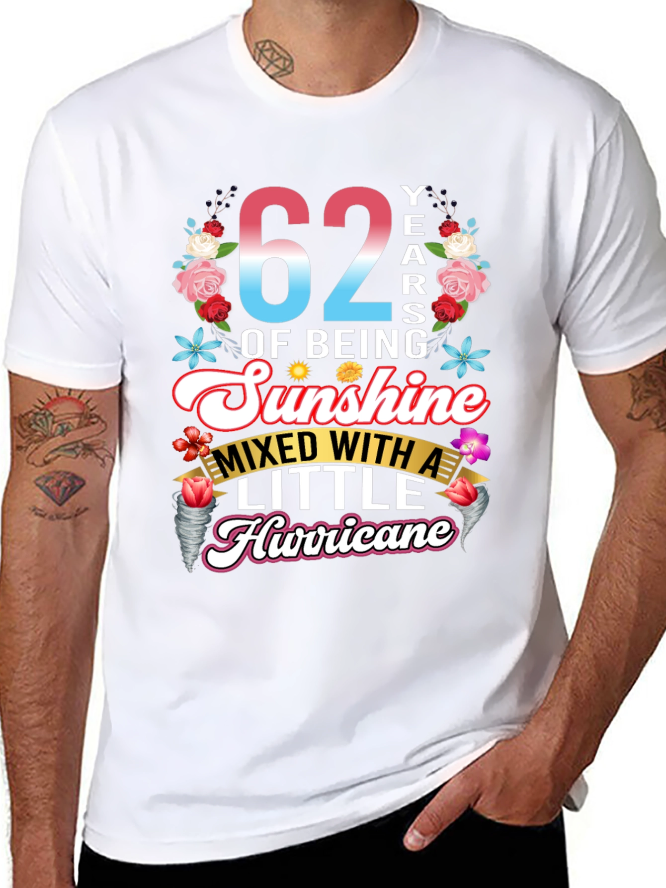 62 Years of Sunshine and Hurricane T-Shirt