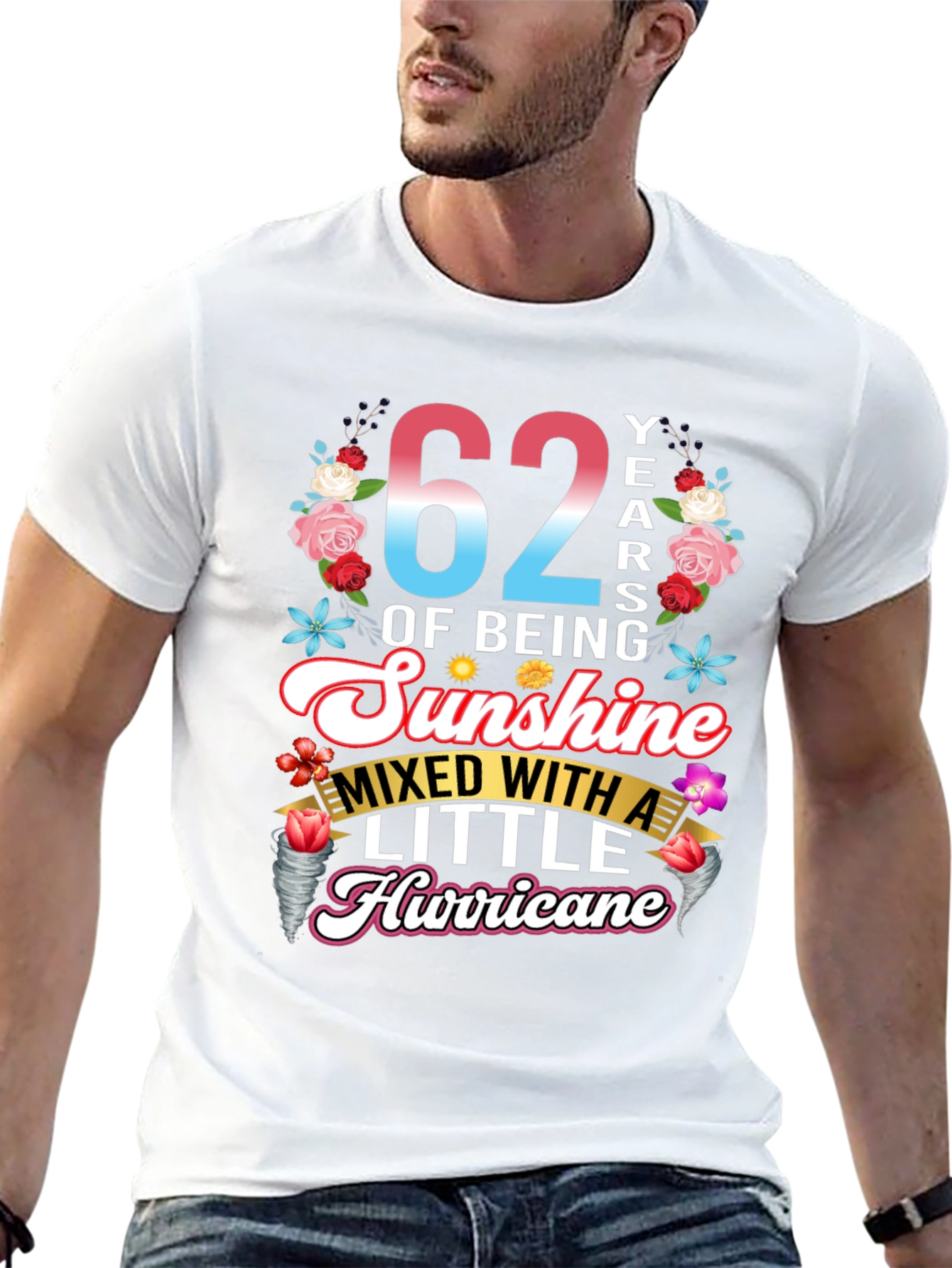 62 Years of Sunshine and Hurricane T-Shirt