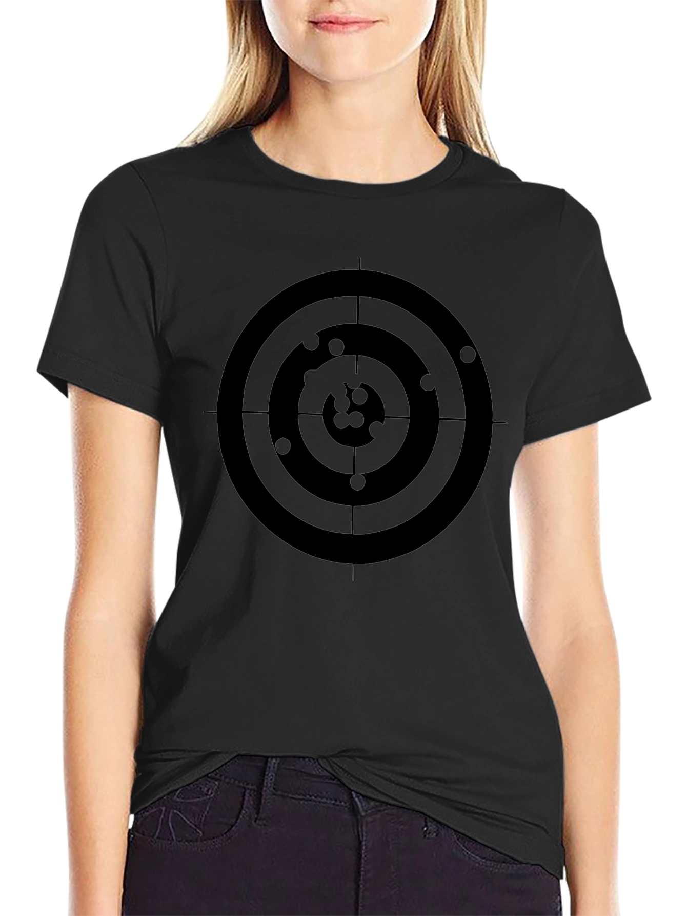 Target T-Shirt - Mens Black Graphic Tee