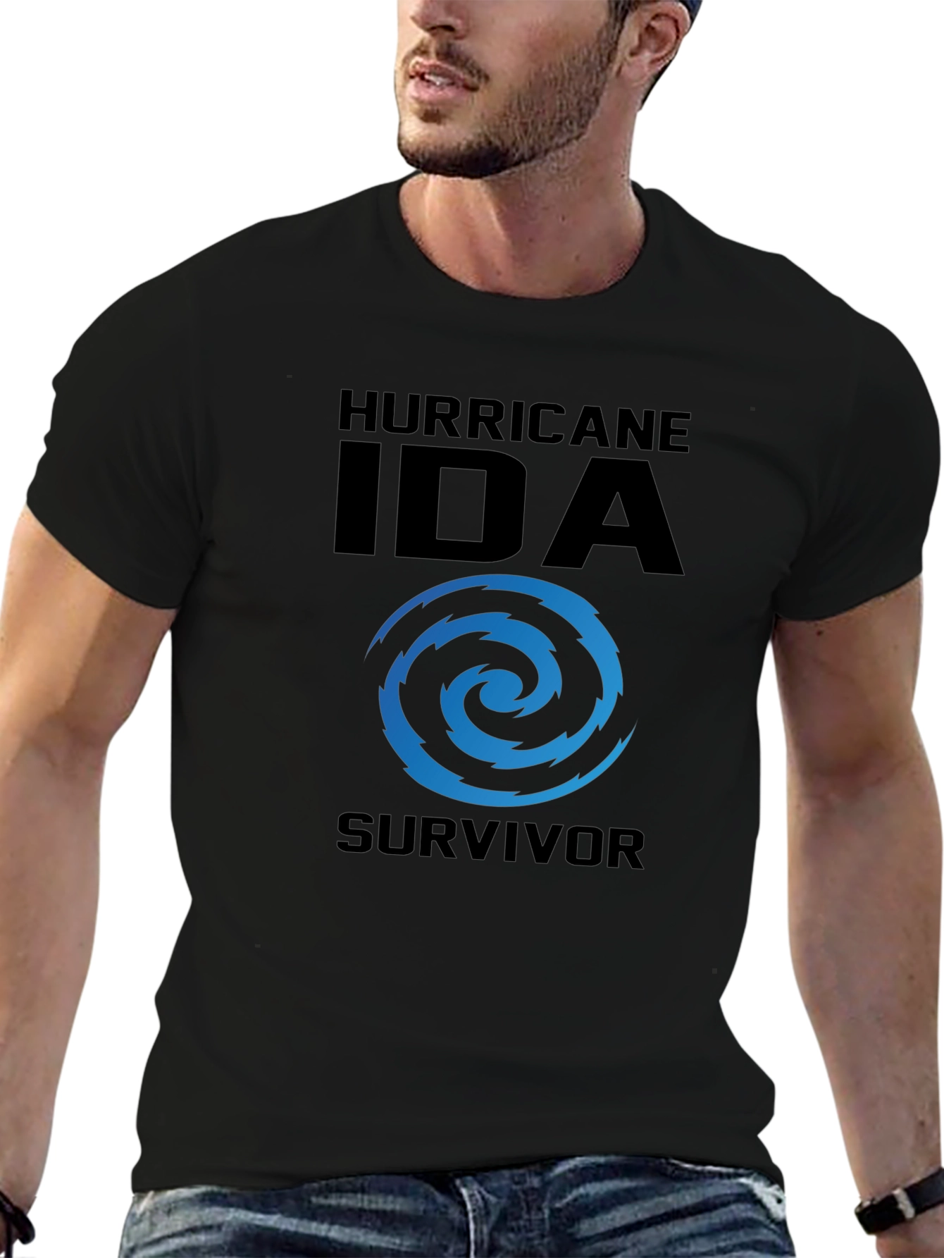 Hurricane IDA Survivor Graphic T-Shirt