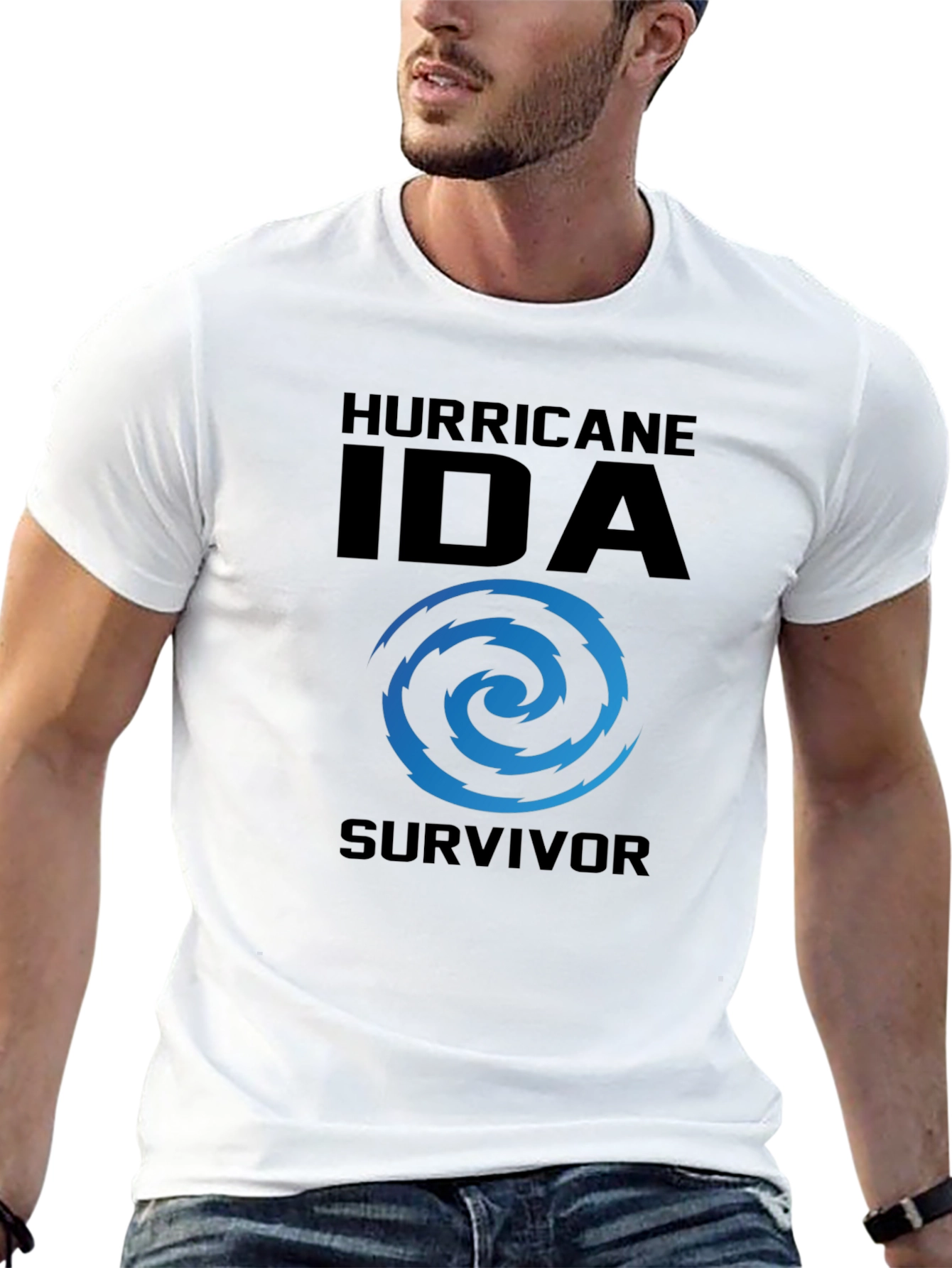 Hurricane IDA Survivor Graphic T-Shirt