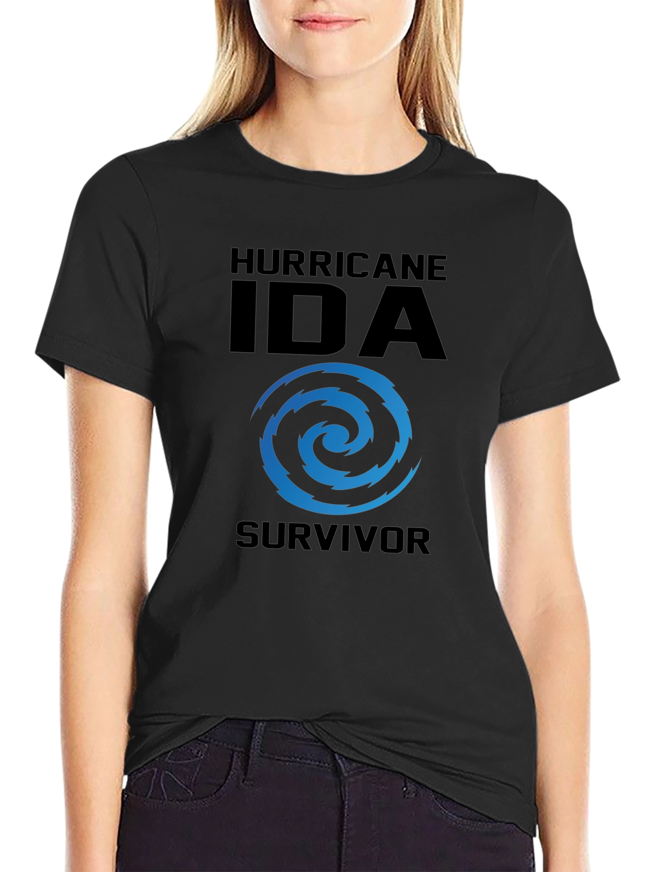 Hurricane IDA Survivor Graphic T-Shirt